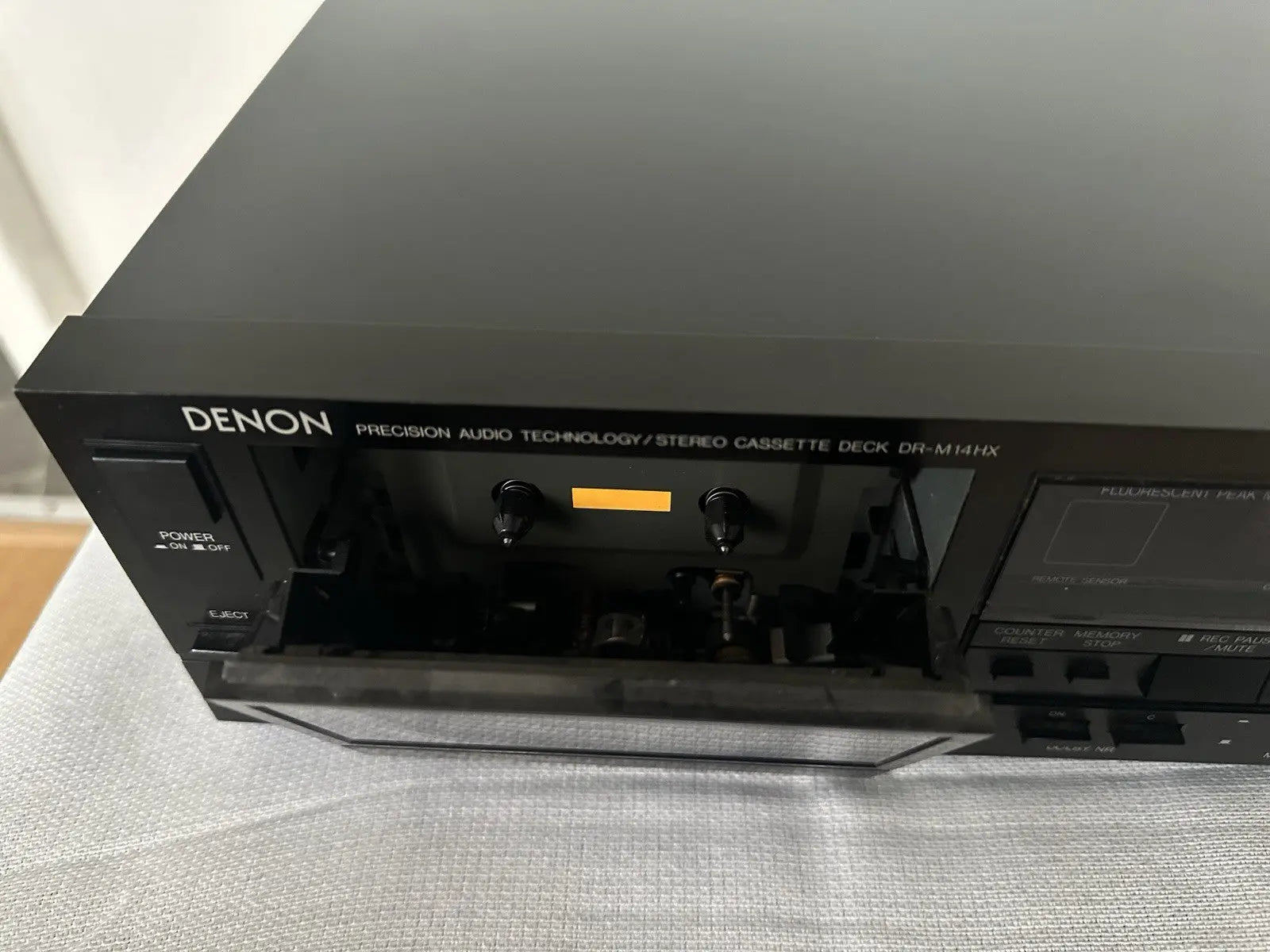 Denon DR-M14HX Kassettendeck Tape Deck Schwarz Mit FB Vintage Retro