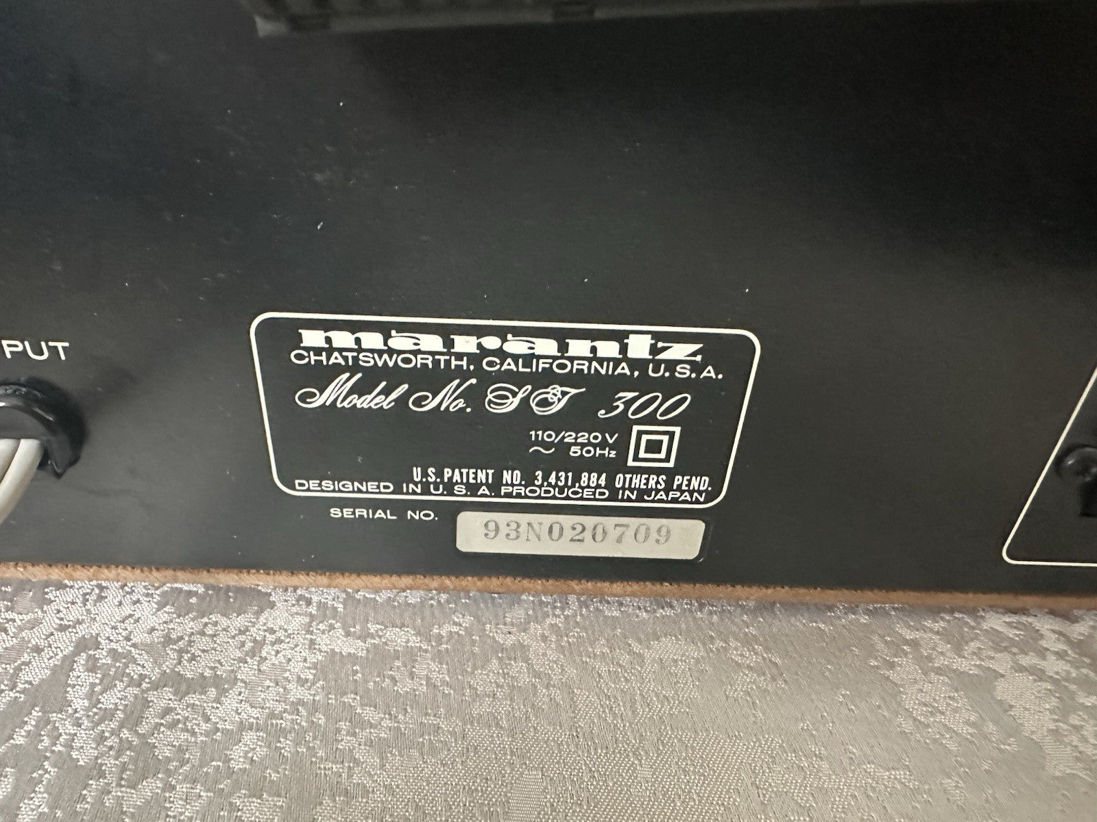 Marantz ST-300 Tuner Radio Silber Silver Vintage Retro (Beschreibung Lesen)