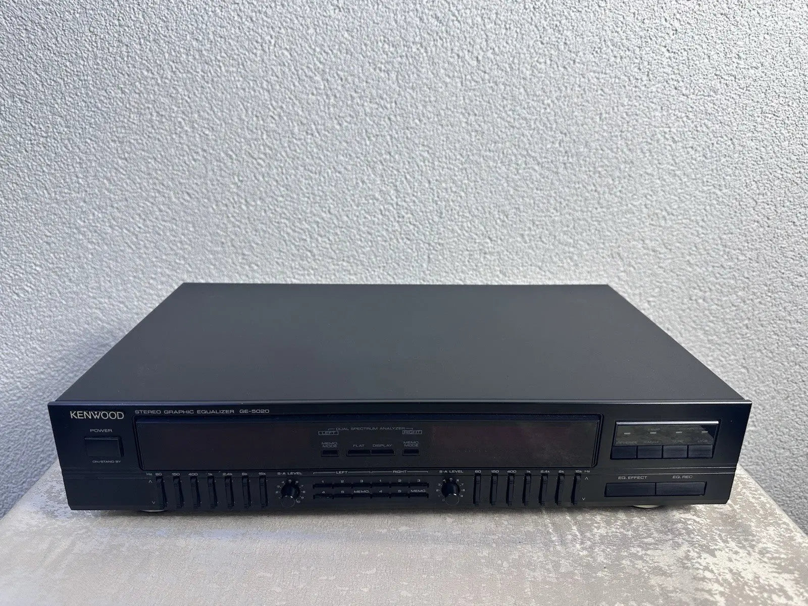 Kenwood GE-5020 Equalizer EQ Schwarz Black Vintage Retro