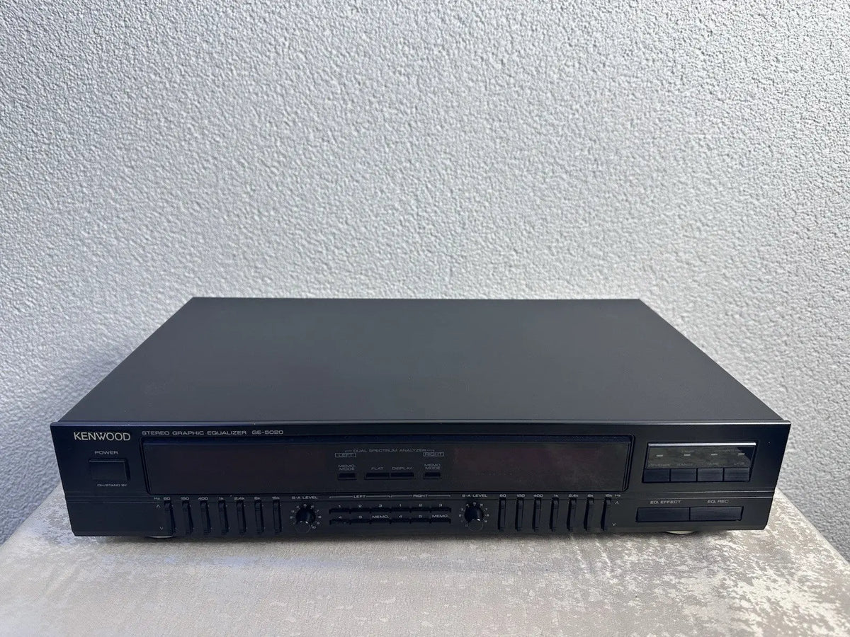 Kenwood GE-5020 Equalizer EQ Schwarz Black Vintage Retro