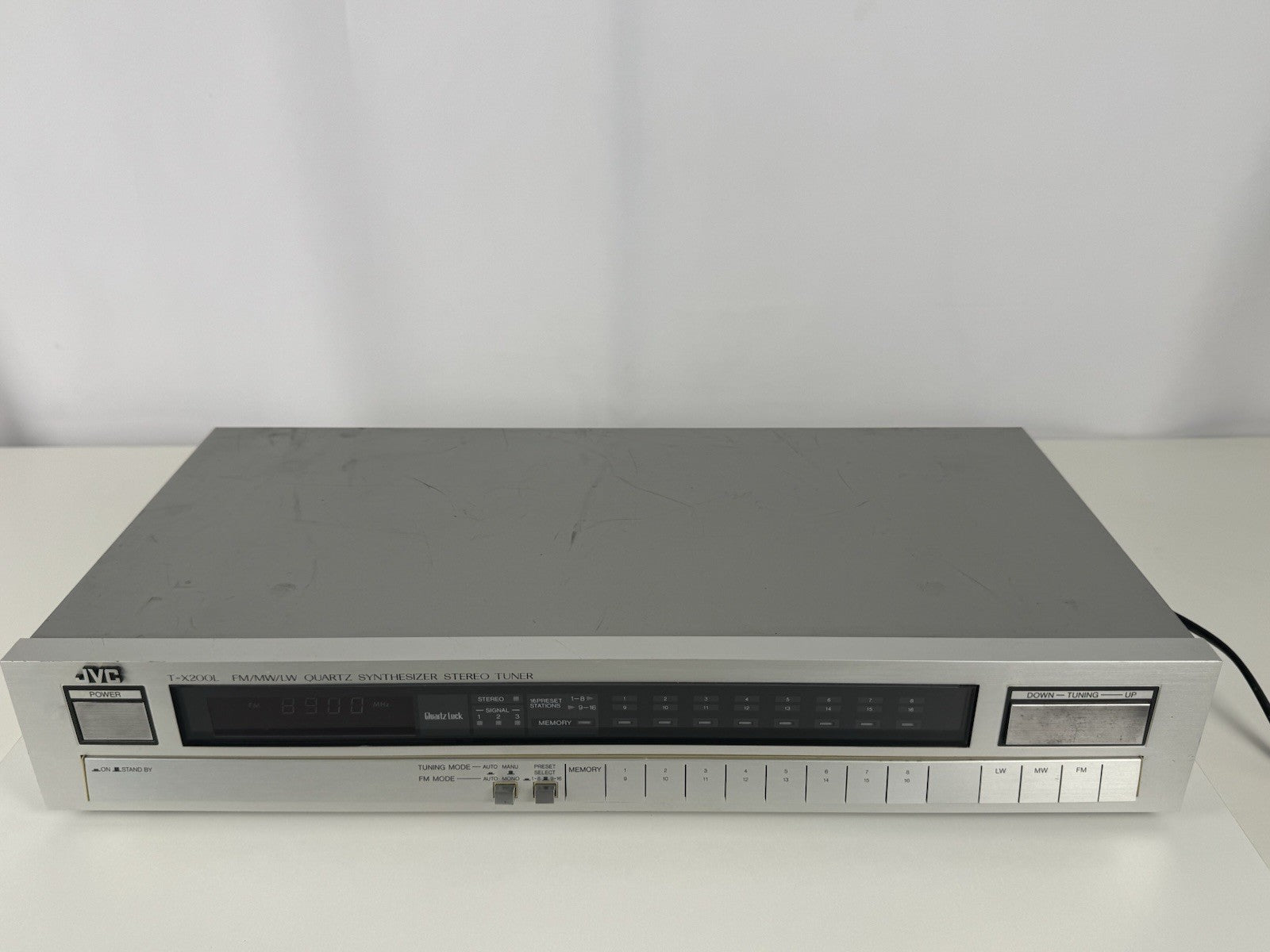 JVC T-X200L Tuner Radio Vintage Retro Silber Silver
