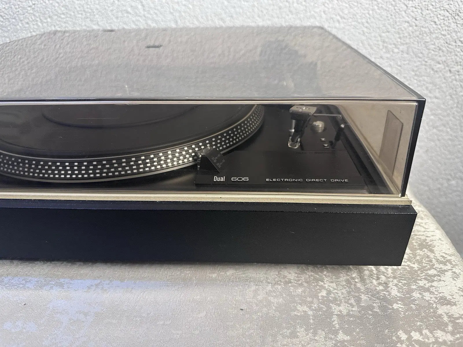 Dual CS 606 Plattenspieler Record Player Direct Drive Vintage Retro