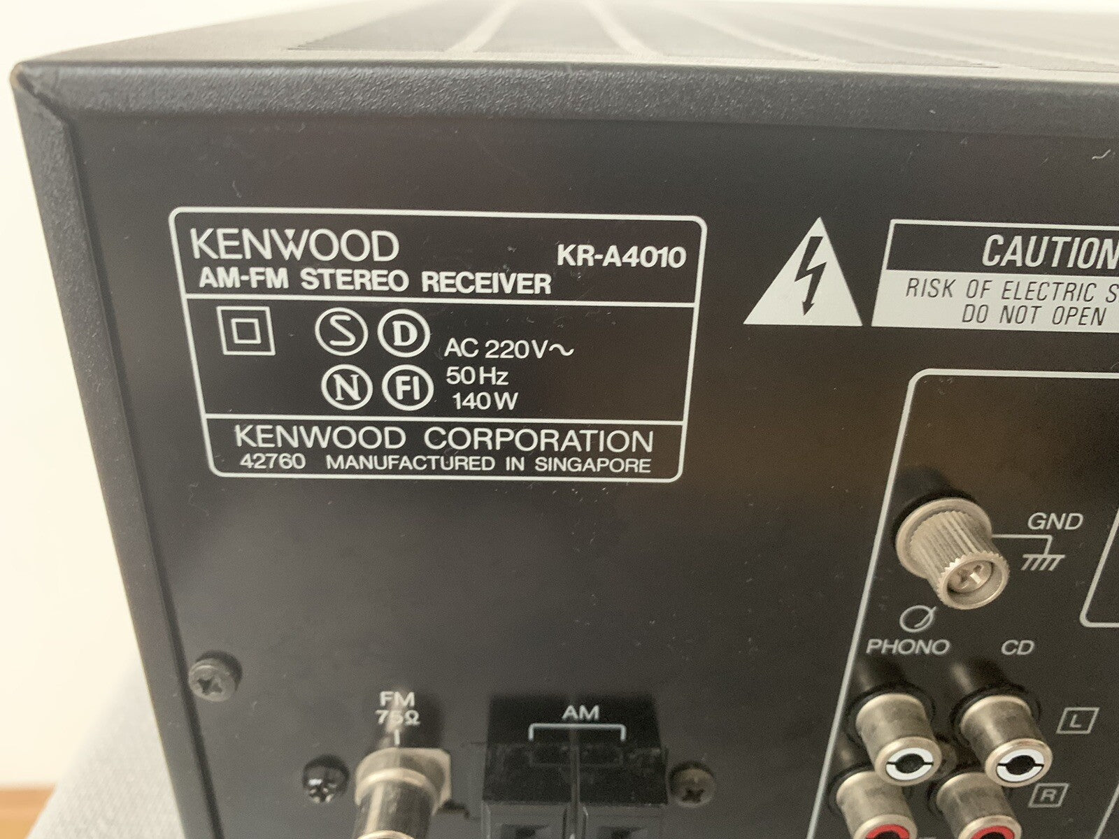 Kenwood KR-A4010 AV Receiver Vintage Retro Schwarz
