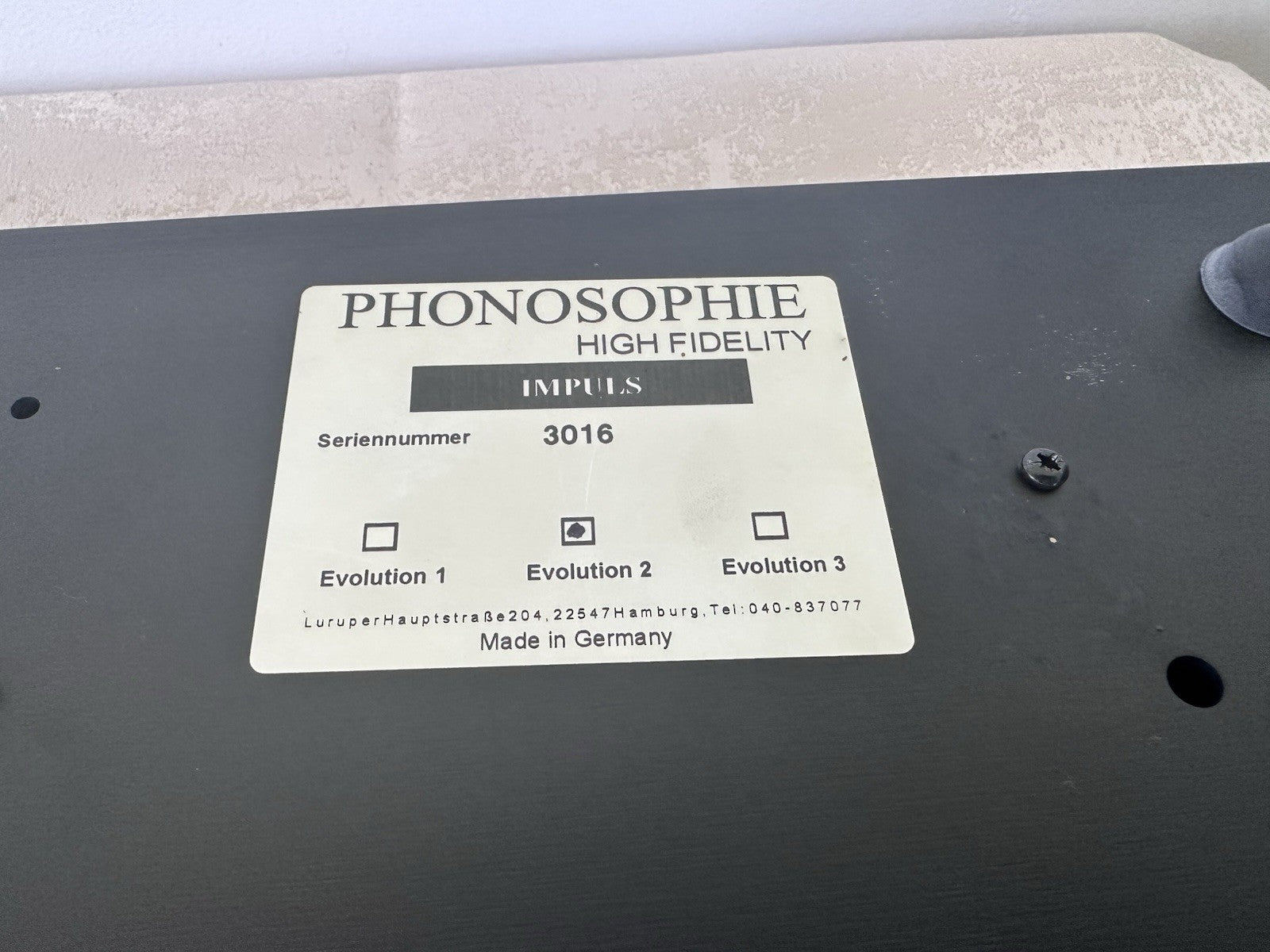 Phonosophie Impuls 2 High End CD Spieler CD Player Mit OVP Etc. Made In Germany