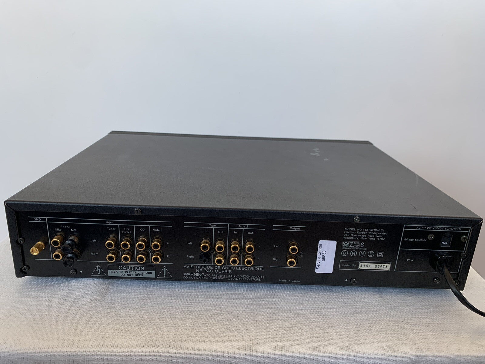 Harman Kardon Citation 22 Endstufe Power Amplifier Citation 21 Vorverstärker Pre