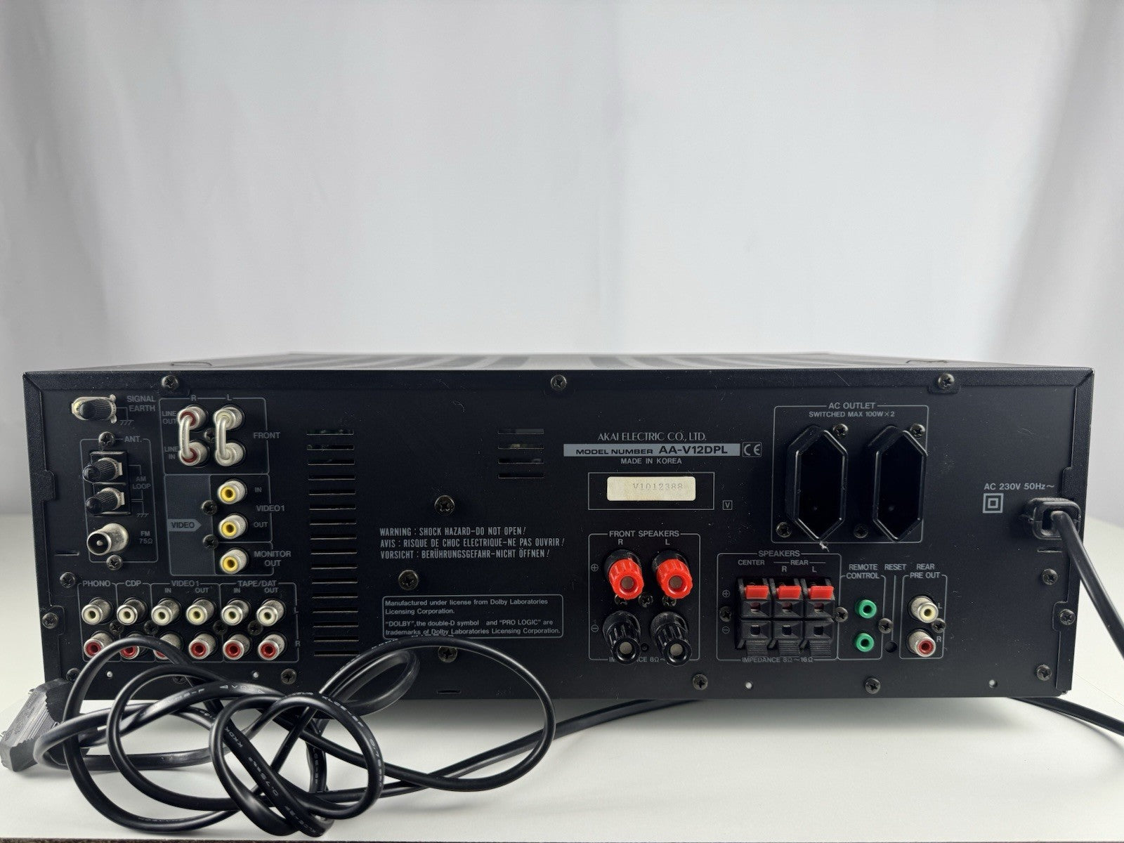 Akai AA-V12DPL AV Receiver Heimkino Home Cinema 5.0