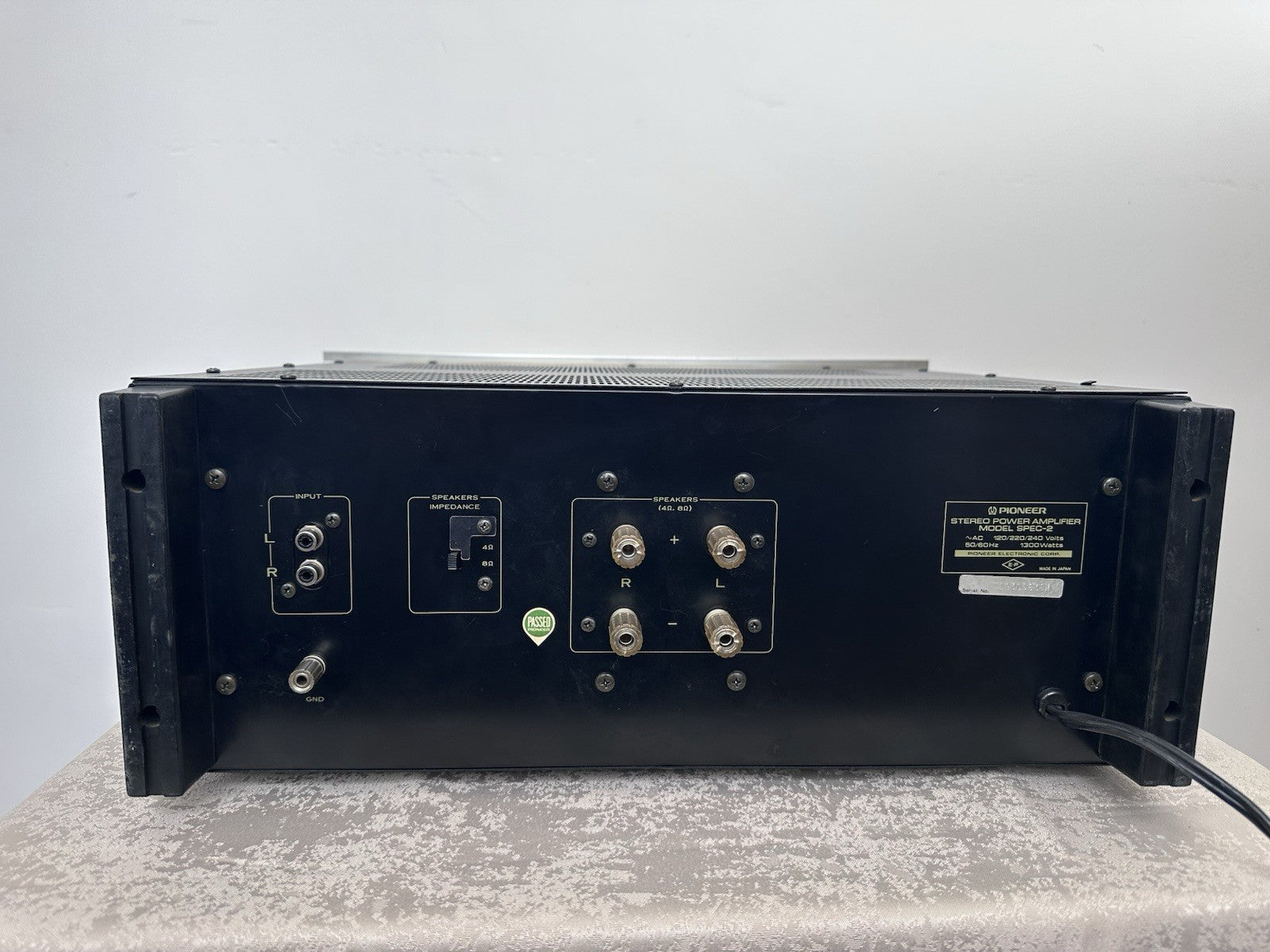 Pioneer Spec 2 Endstufe Power Amplifier Vintage Retro Nachgelötet Resoldered