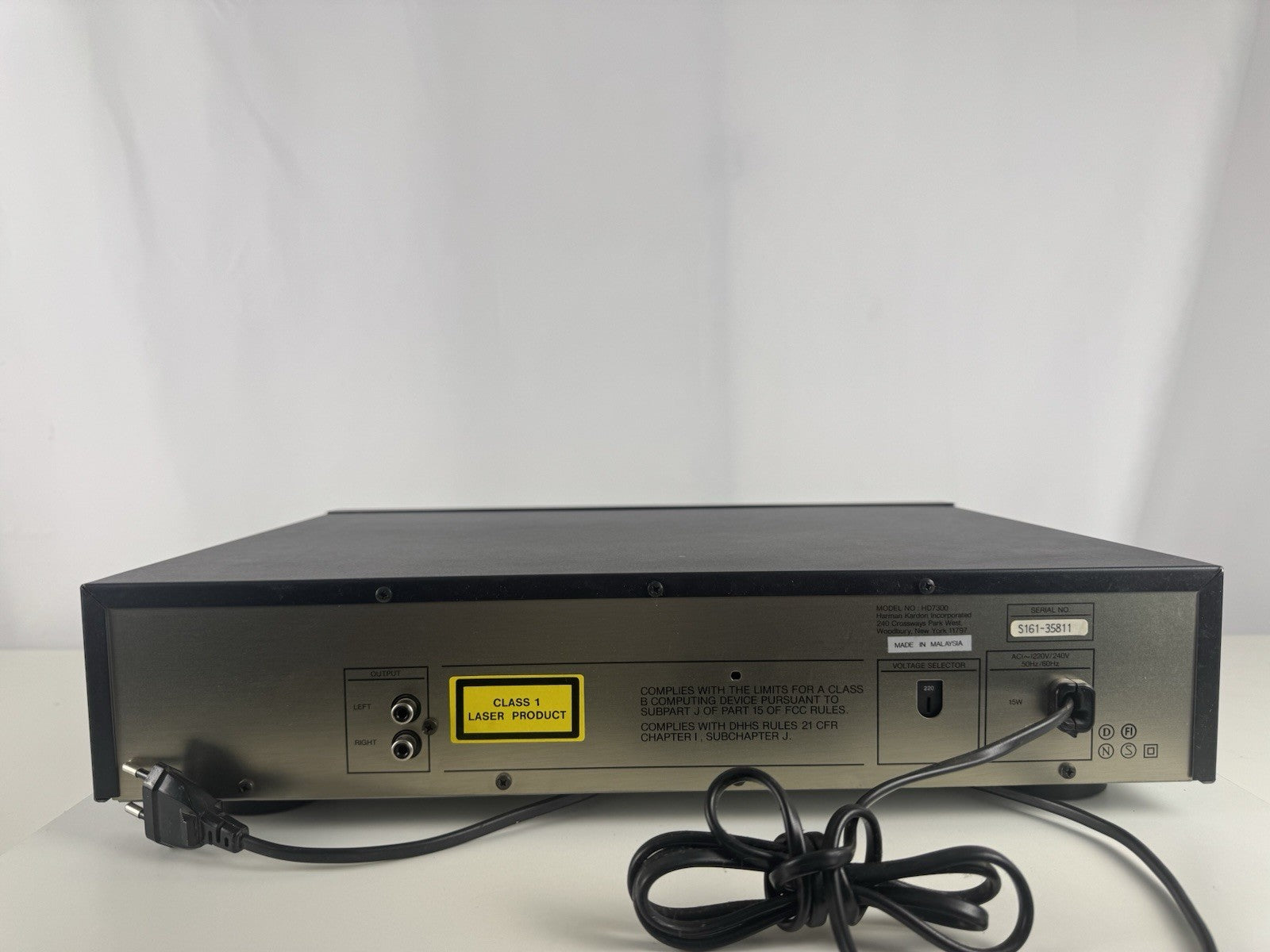 Harman Kardon HD7300 CD Spieler CD Player Black Schwarz Vintage Retro