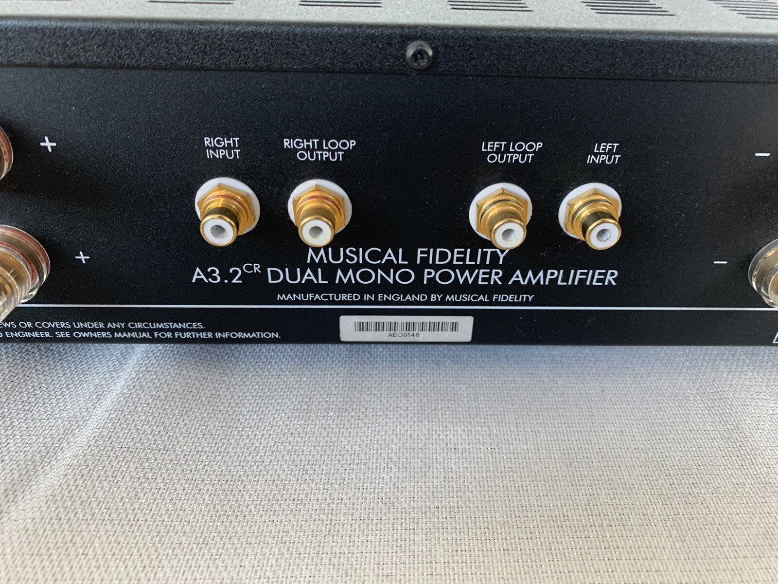 Musical Fidelity A3.2 CR Dual Mono Power Amplifer Endstufe Silber Vintage Retro