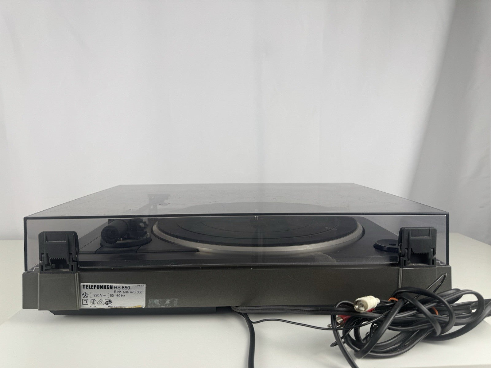 Telefunken HS 850 Plattenspieler Record Player Vintage Retro Direct Drive