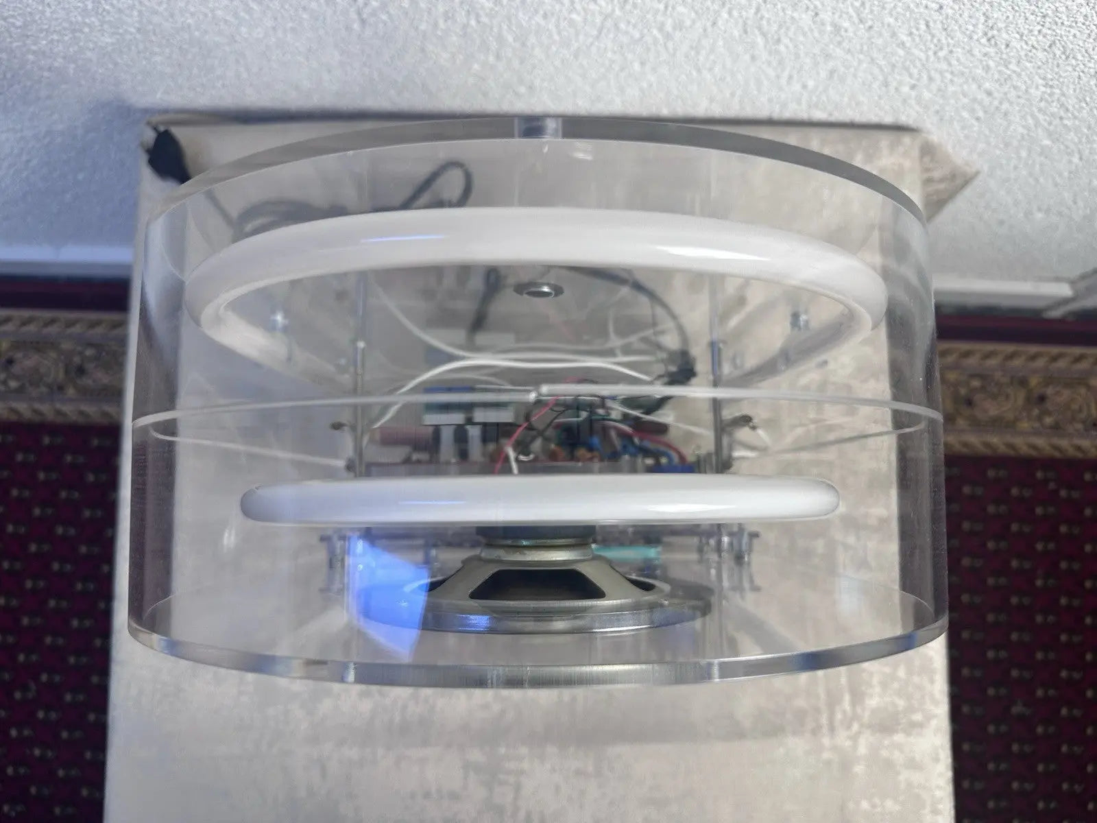 Dapy Neon Tuner Radio Vintage Retro Transparent Made In France