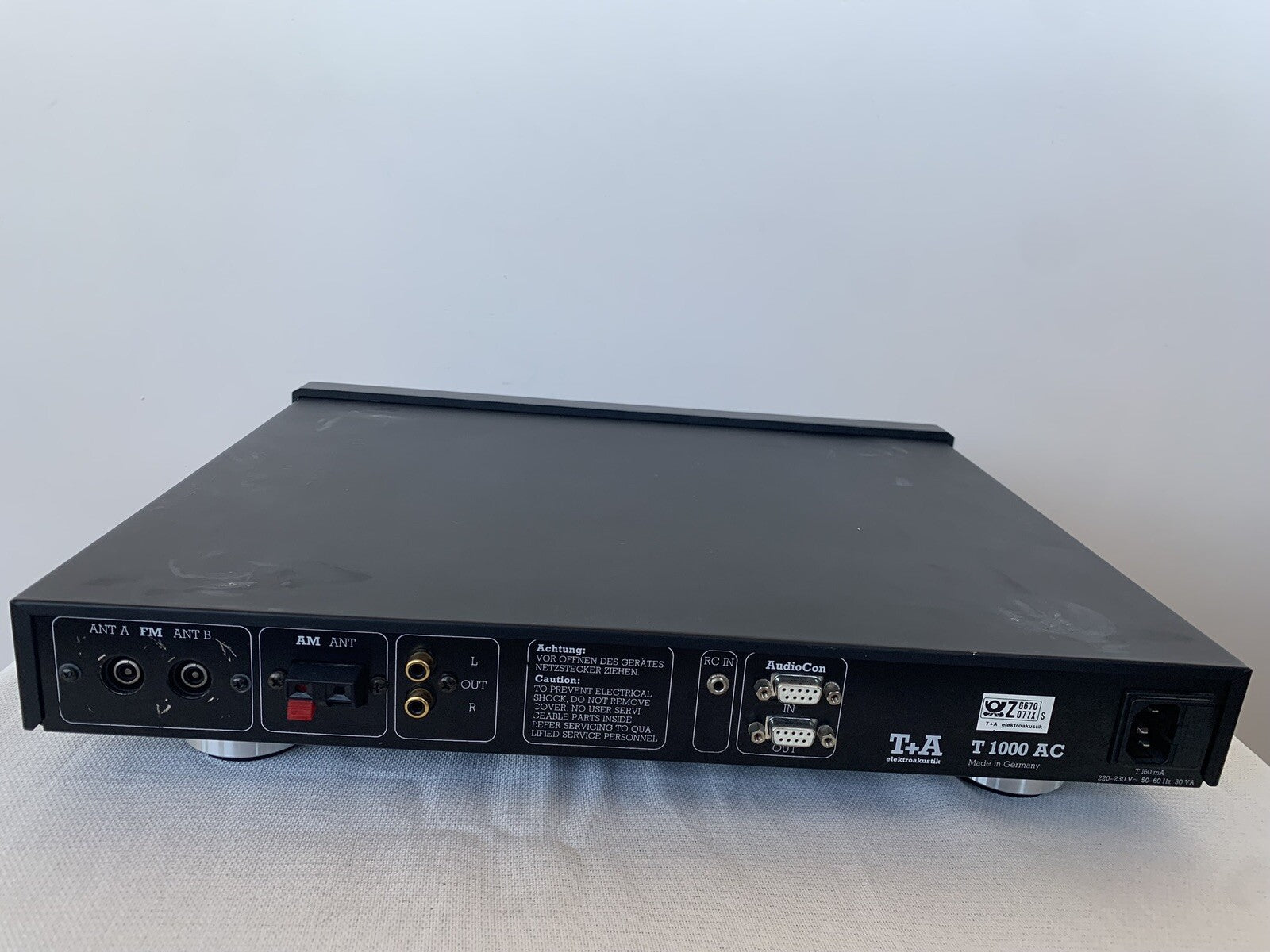 T+A T 1000 AC Tuner Radio Mit Gebrauchsanleitung Manual Schwarz