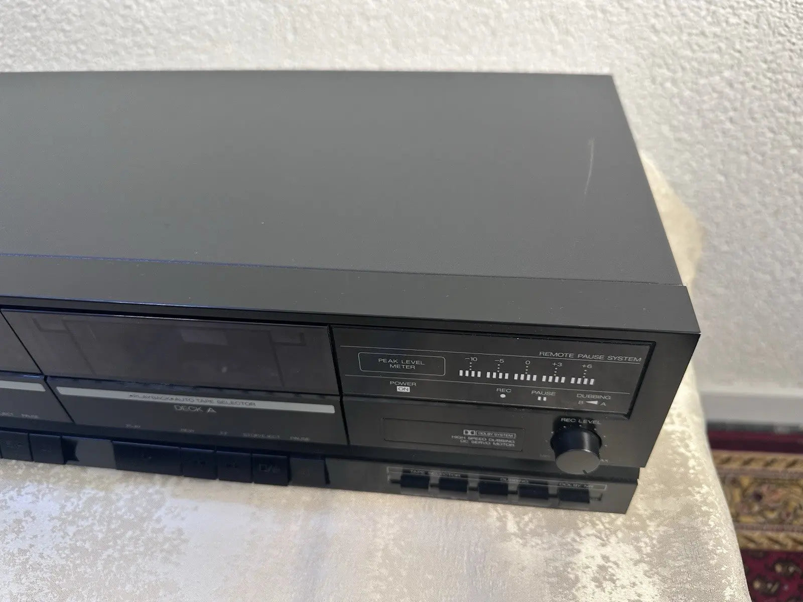 Sansui D-570W Kassettendeck Tape Deck Black Schwarz Vintage Retro