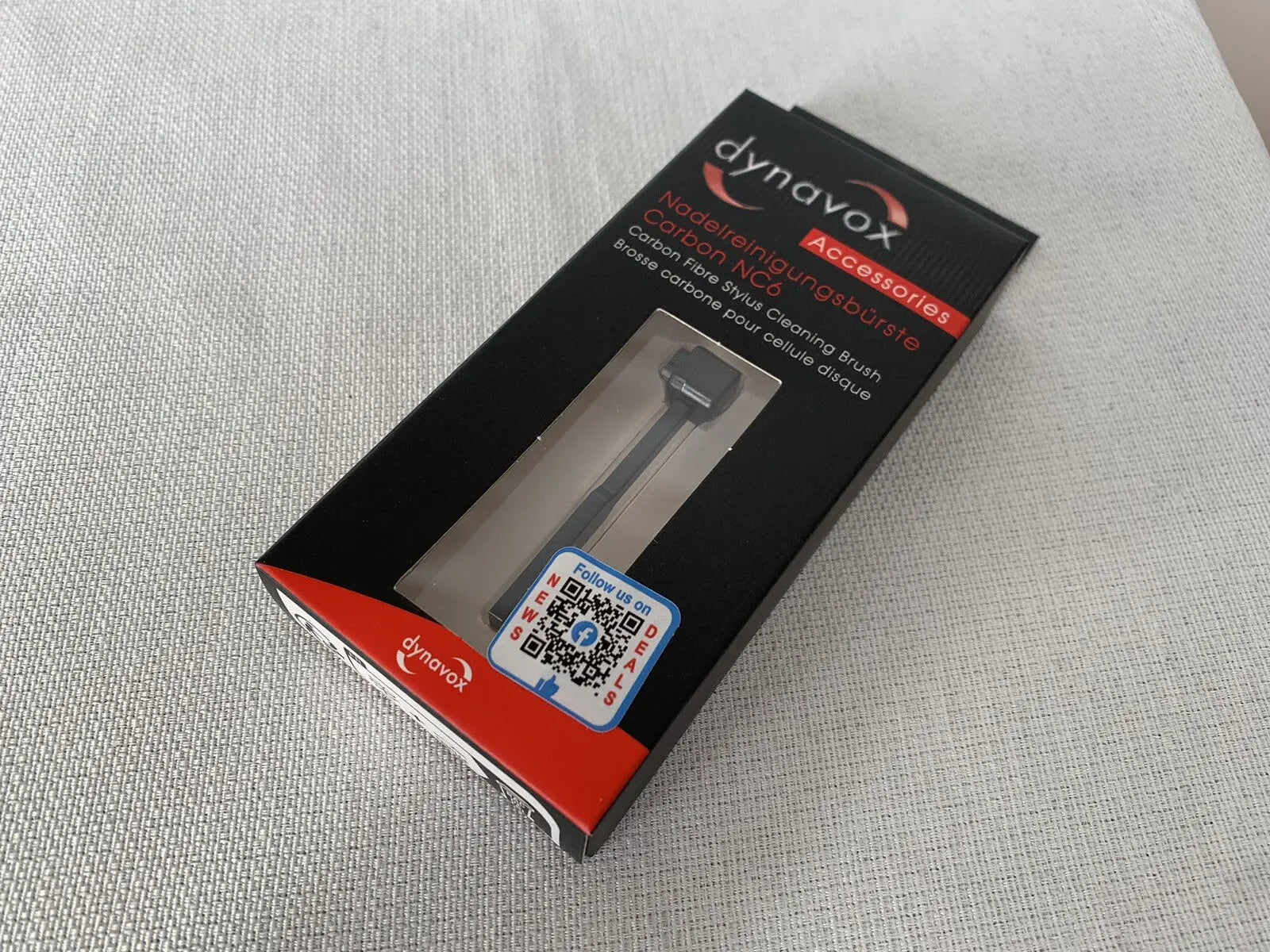 Dynavox Nadelreinigungsbürste Nadelbürste NC6 Carbon Stylus Cleaning Brush