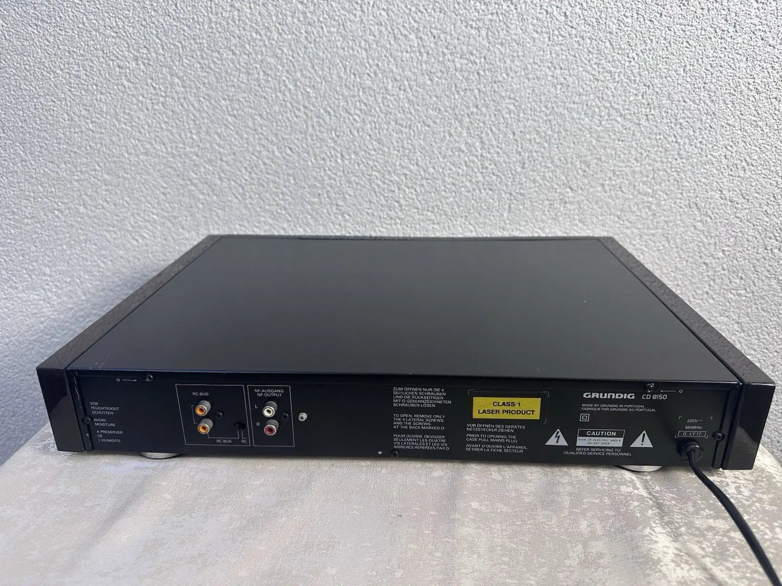 Grundig CD 8150 CD Spieler CD Player Mit Holzwangen Vintage Retro