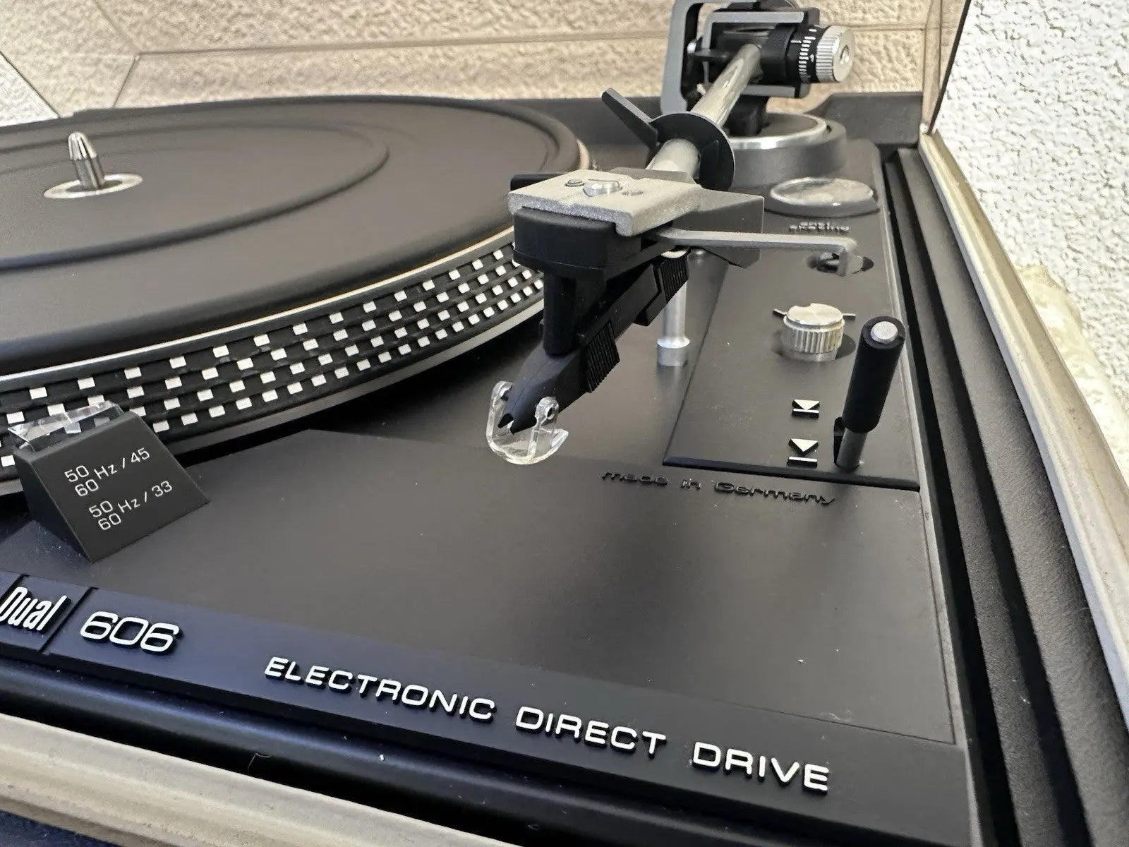 Dual CS 606 Plattenspieler Record Player Direct Drive Vintage Retro