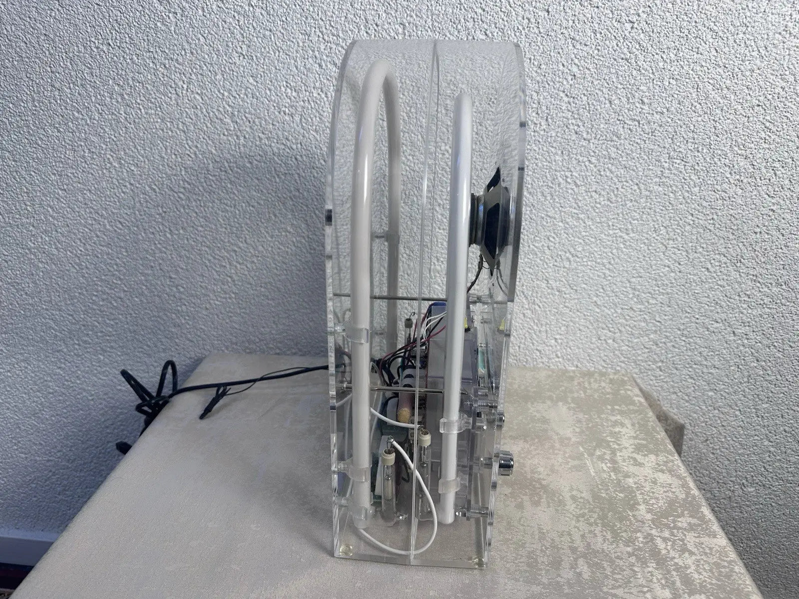 Dapy Neon Tuner Radio Vintage Retro Transparent Made In France