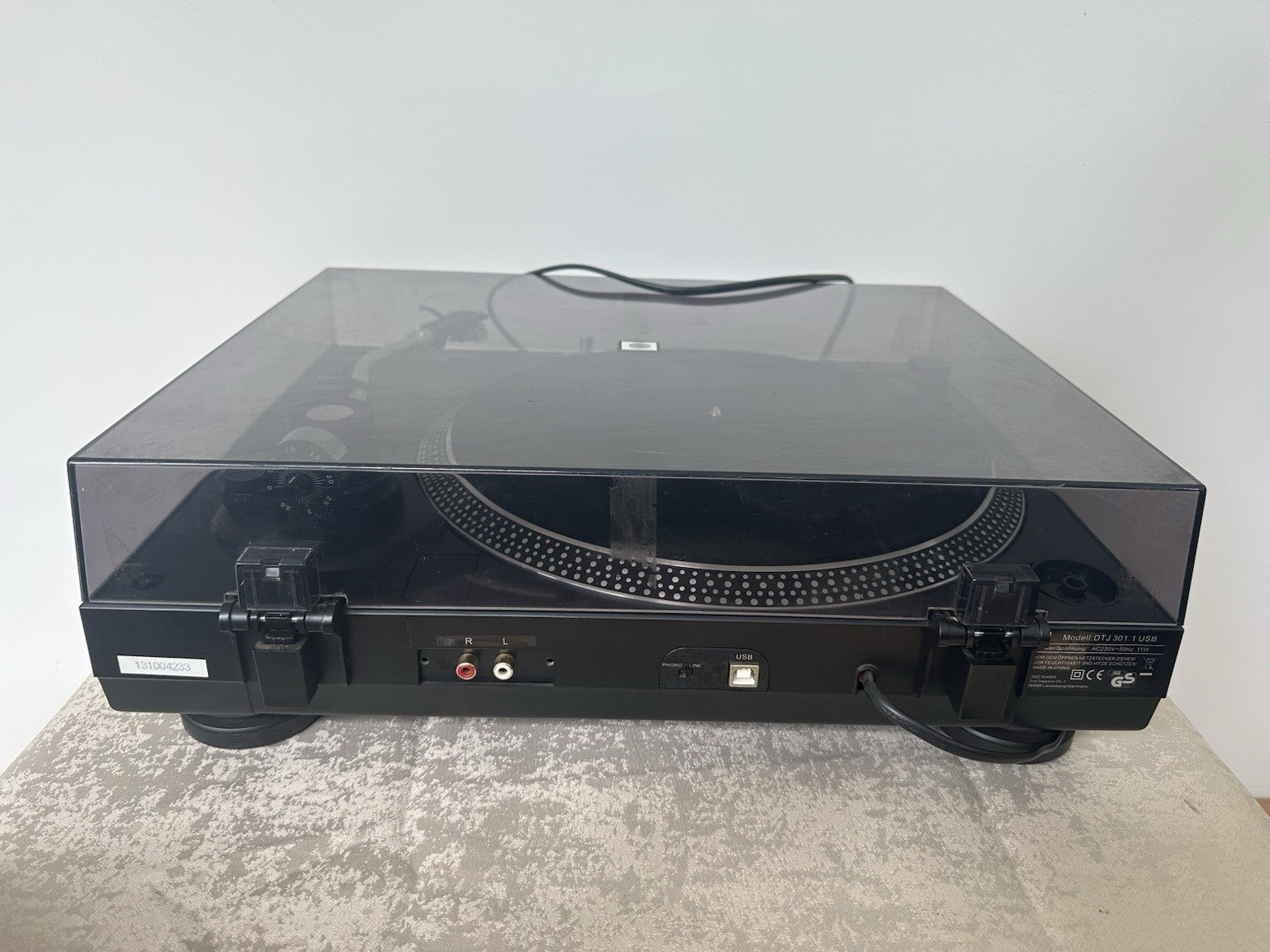 Dual DTJ 301.1 USB Plattenspieler Record Player Schwarz Black