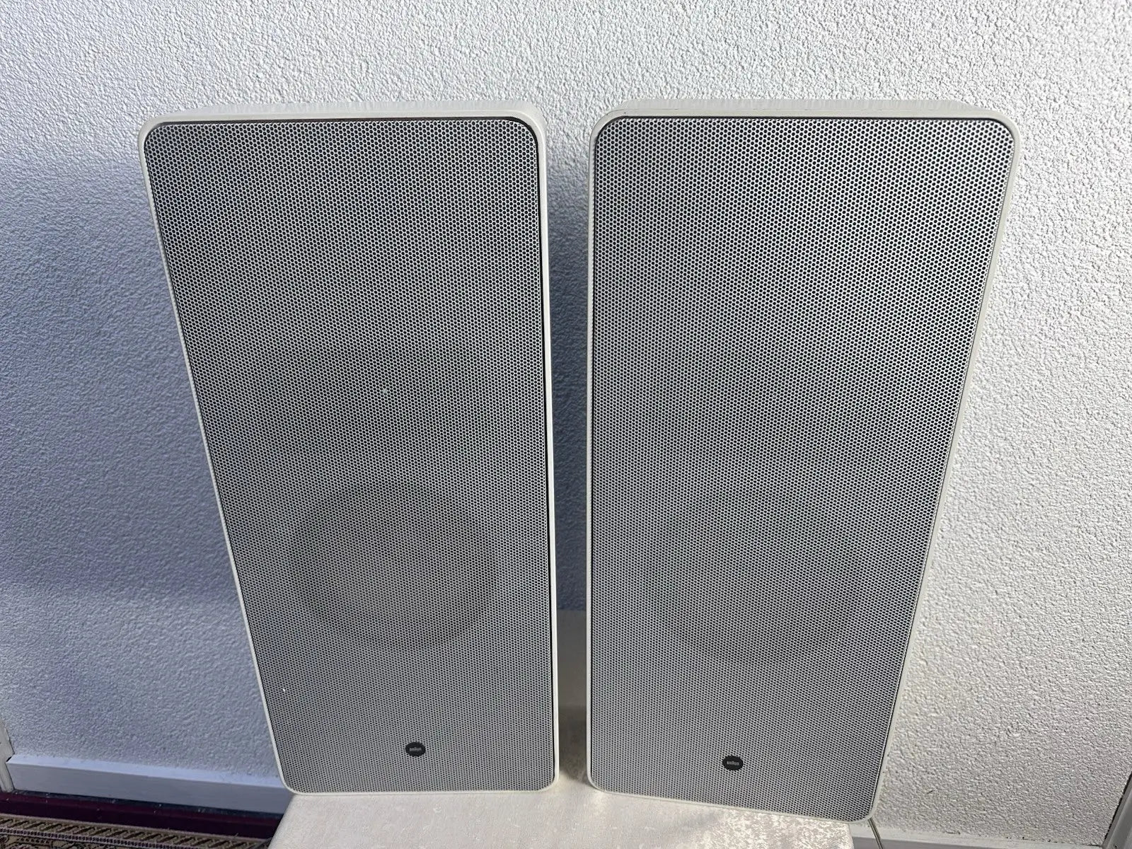 Braun L 550 Lautsprecher Speaker Dieter Rams Vintage Retro Weiß White