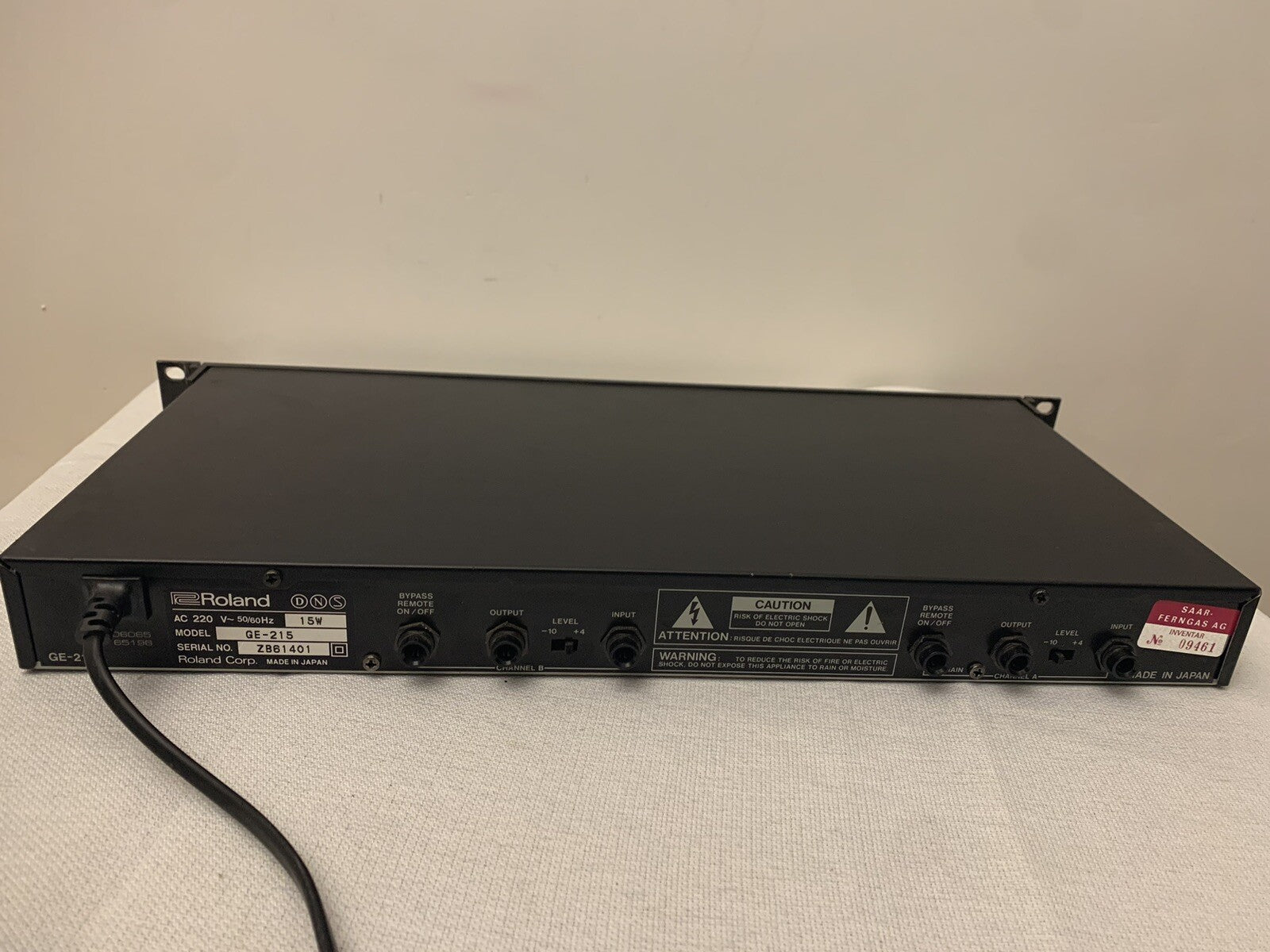 Boss GE-215 Equalizer EQ Vintage Retro