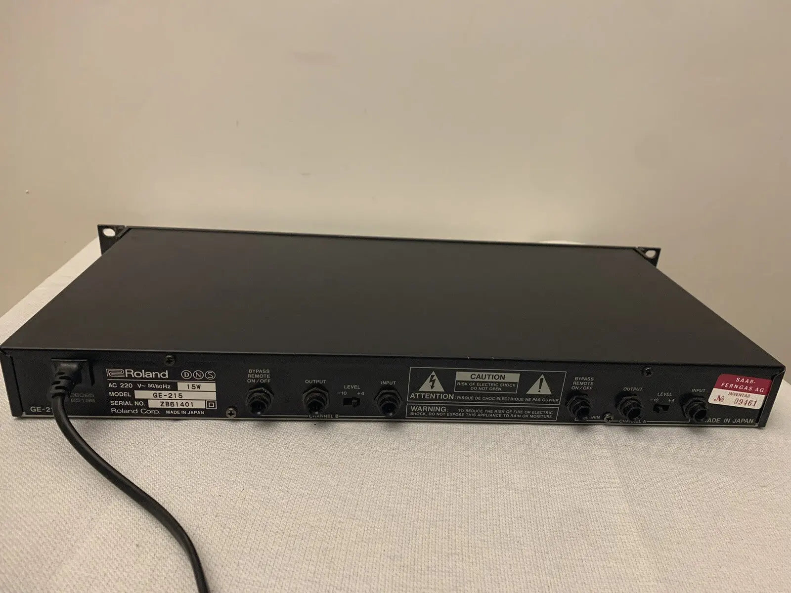 Boss GE-215 Equalizer EQ Vintage Retro