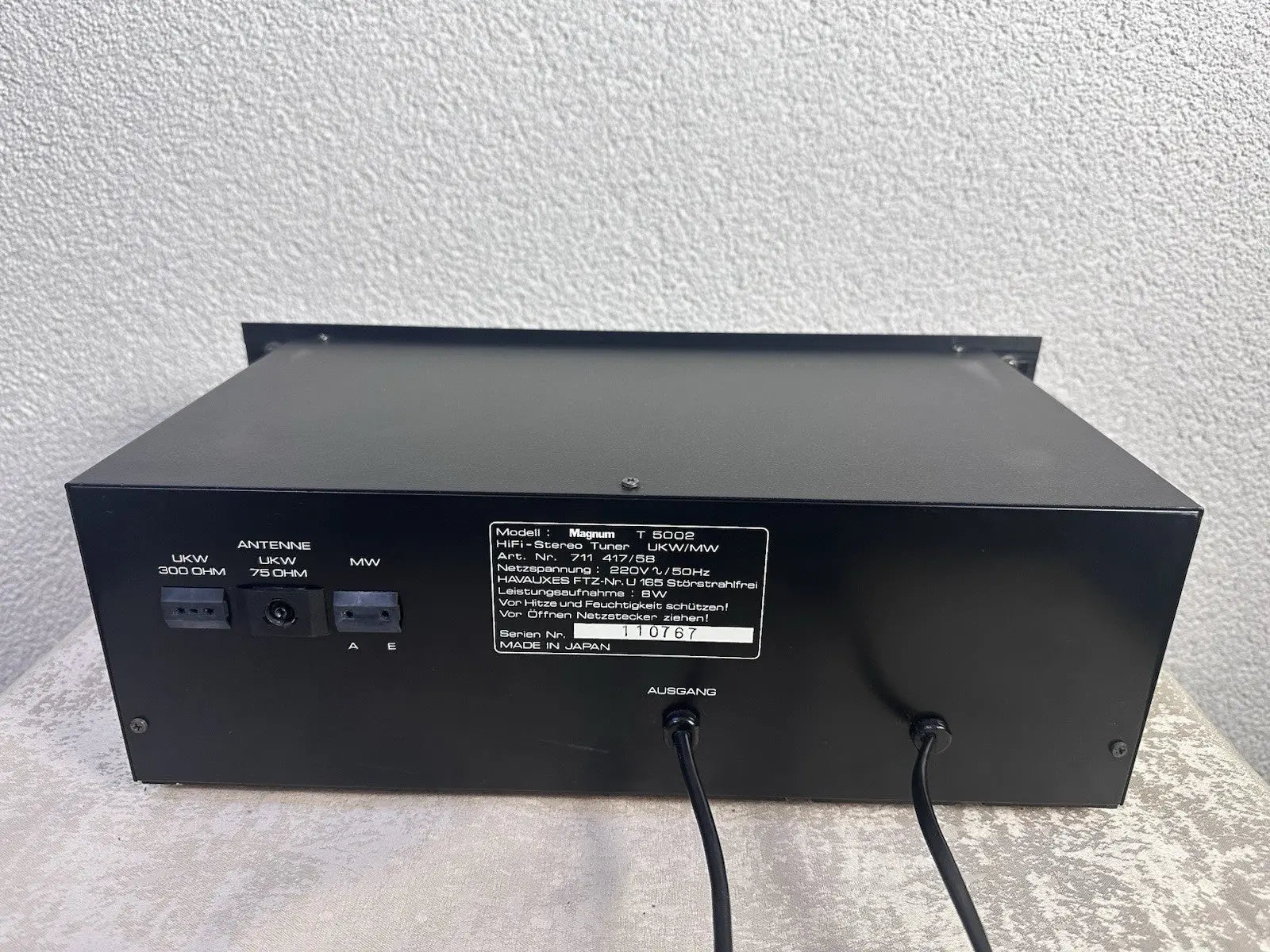 Magnum T 5002 Tuner Radio Schwarz Black Vintage Retro
