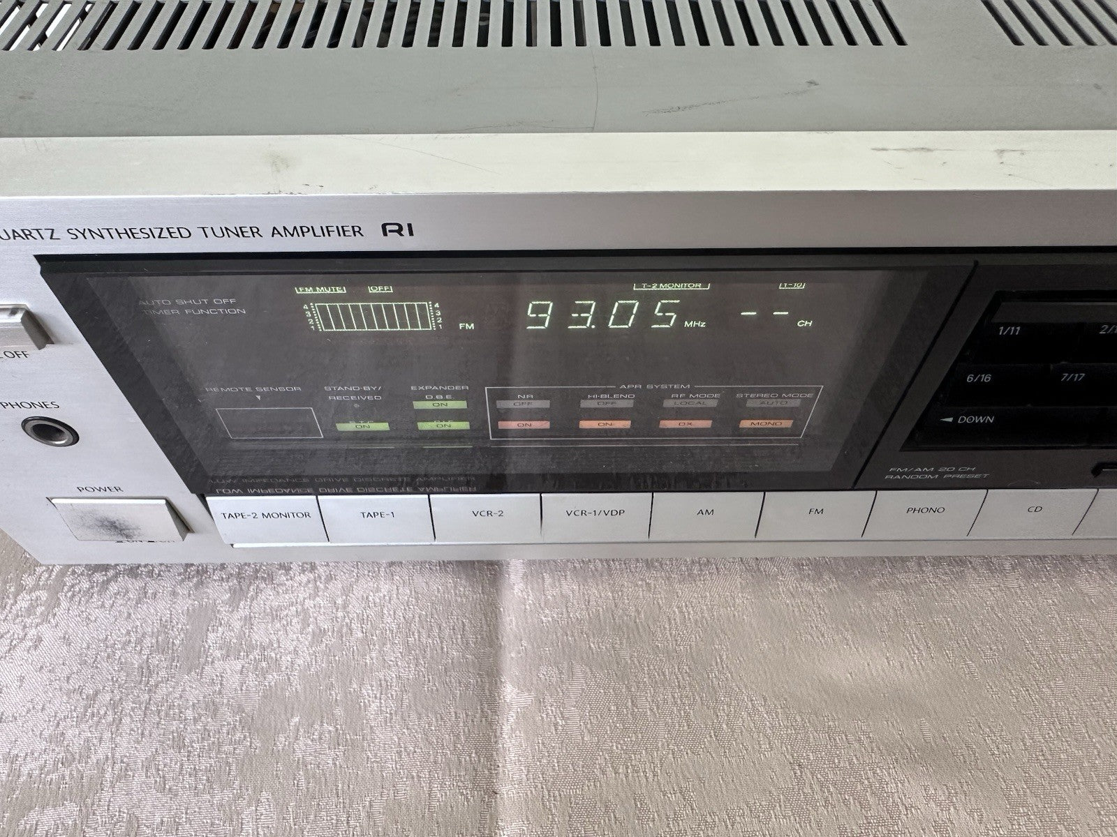 Onkyo TX-7540 Receiver Verstärker Silber Silver Vintage Retro