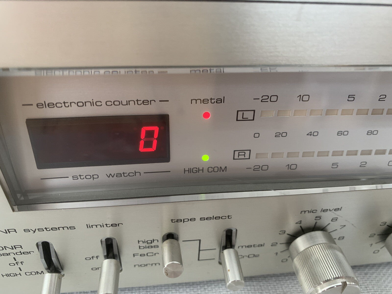 Saba CD 362 Kassettendeck Tape Deck Retro Vintage Silber