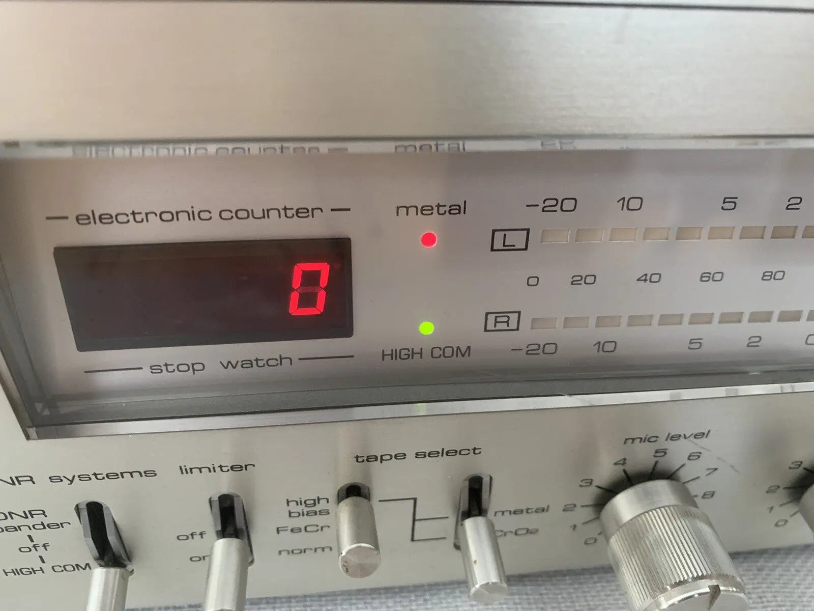 Saba CD 362 Kassettendeck Tape Deck Retro Vintage Silber