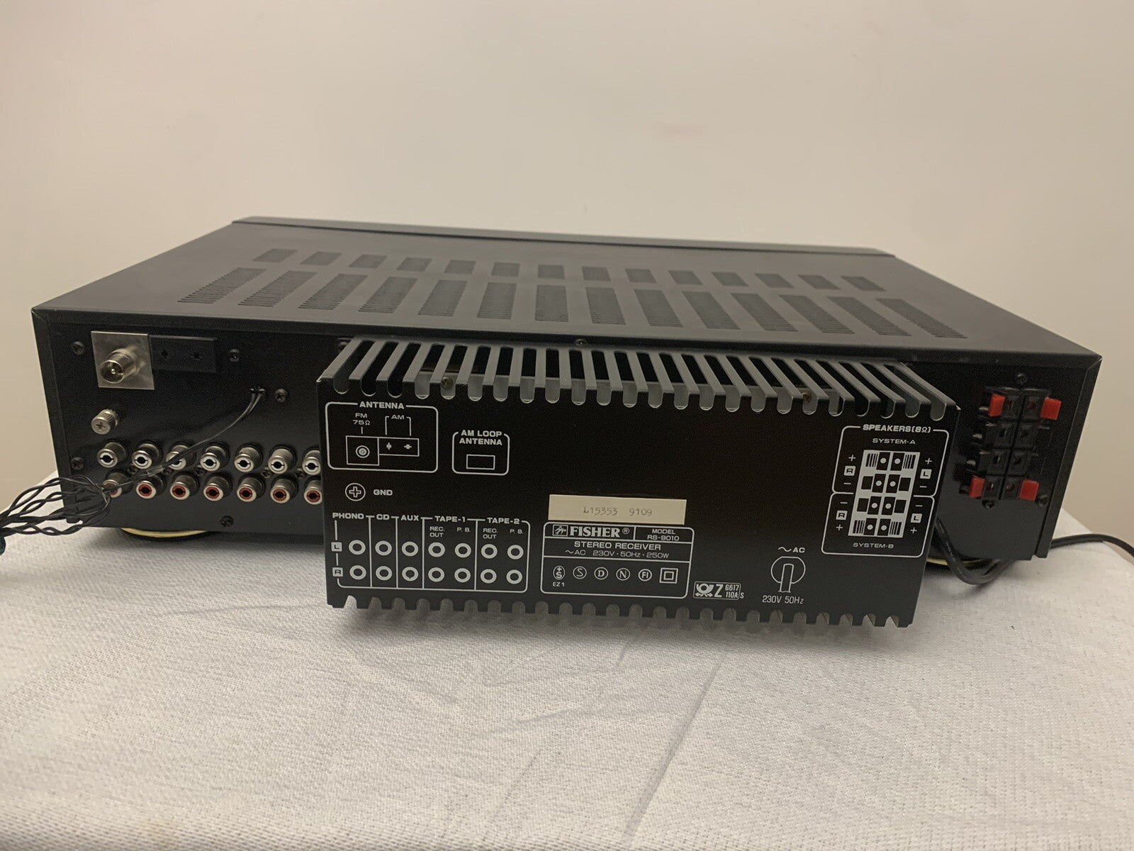 Fisher 9010 Receiver Mit EQ Studio Standard Vintage Retro Schwarz 