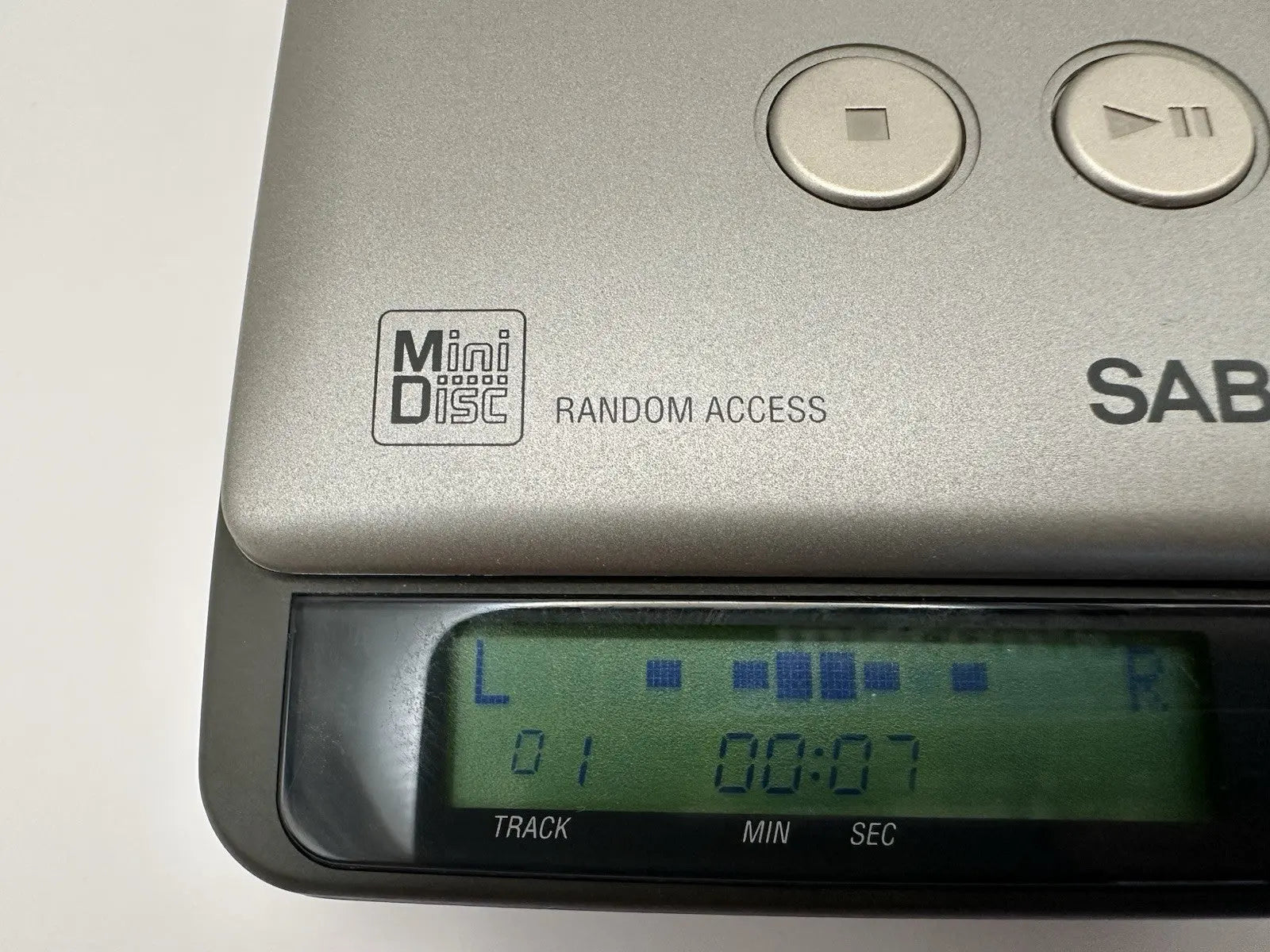 Saba MCD-1 MiniDisc Spieler MD Player Walkman Rare Vintage Retro
