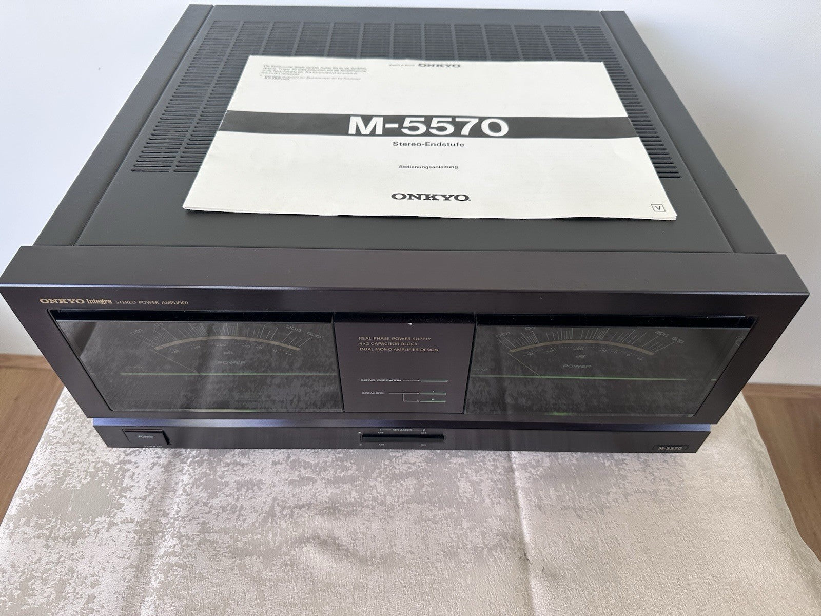 Onkyo M-5570 Endstufe Power Amplifier Vintage Retro Gewartet Serviced