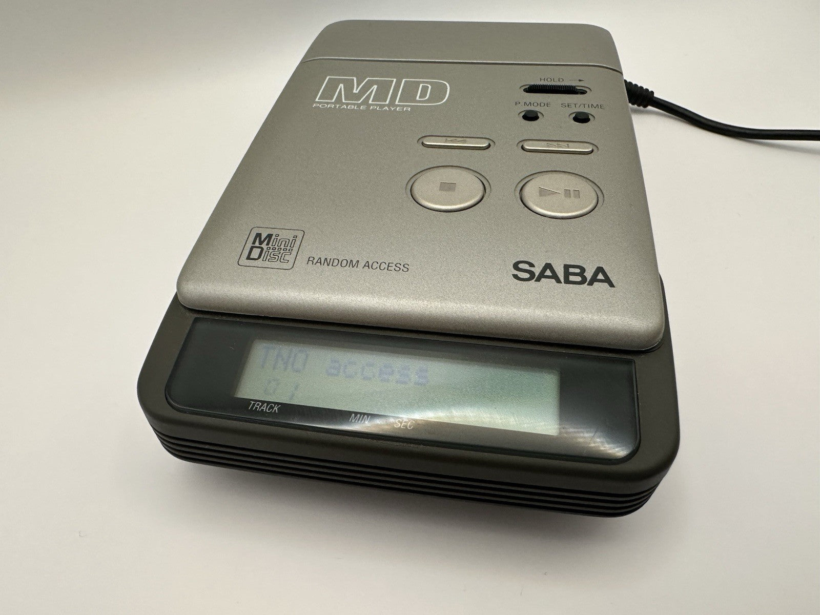 Saba MCD-1 MiniDisc Spieler MD Player Walkman Rare Vintage Retro