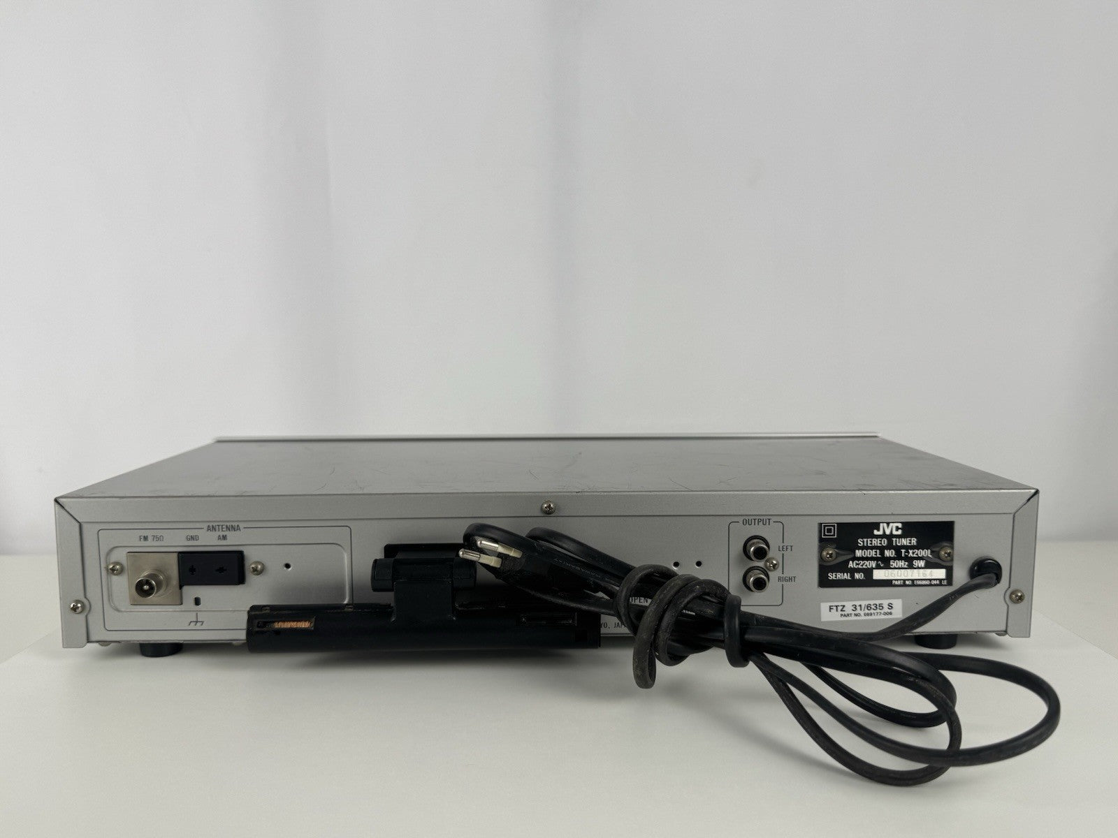 JVC T-X200L Tuner Radio Vintage Retro Silber Silver