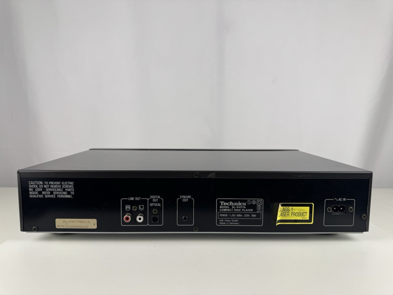 Technics SL-P477A CD Spieler CD Player Vintage Retro