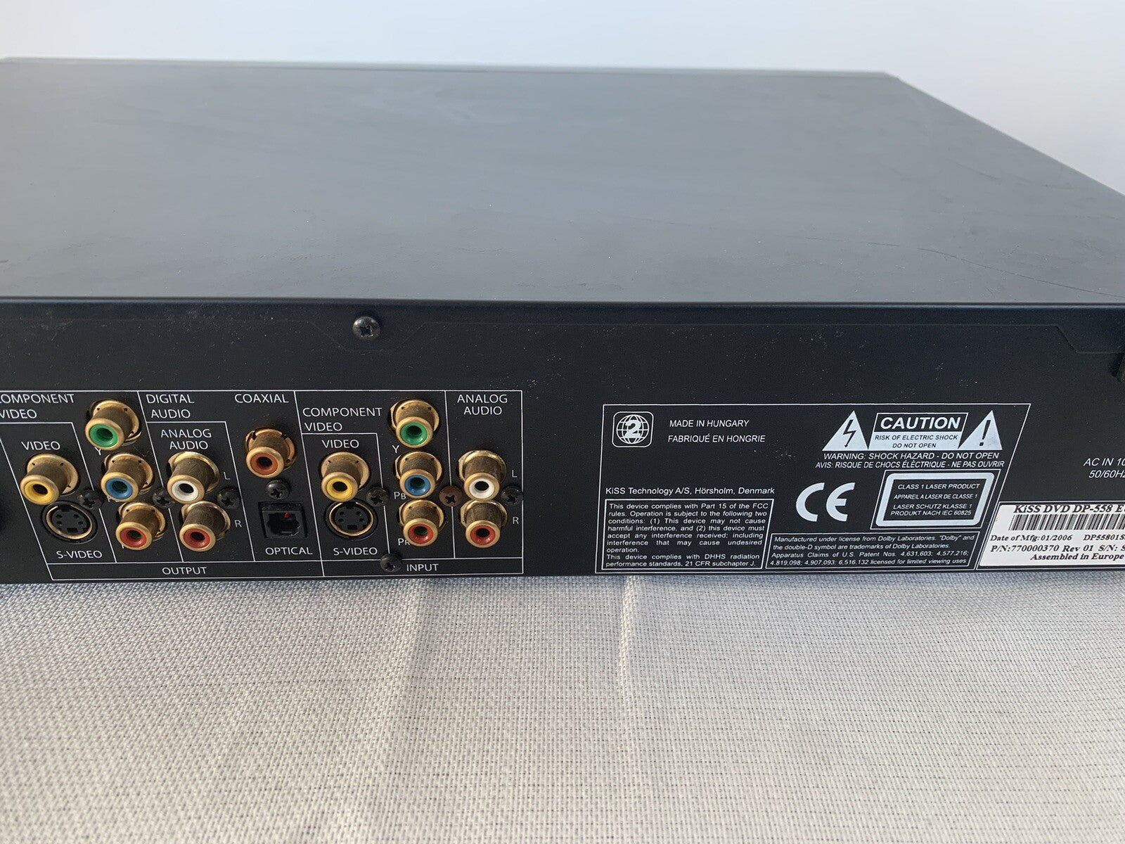 KiSS DP-558 HDD Recorder DVD Spieler DVD Player