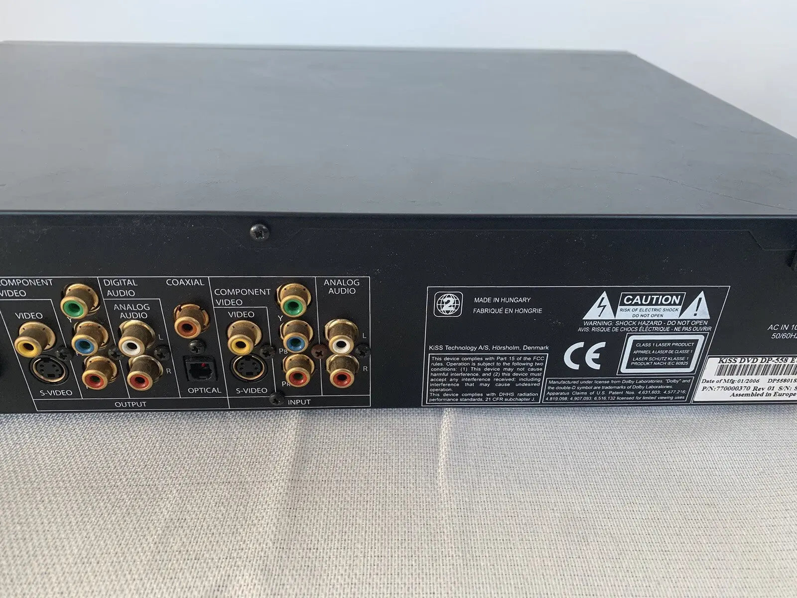 KiSS DP-558 HDD Recorder DVD Spieler DVD Player