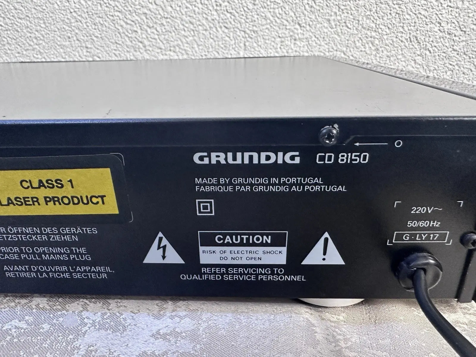 Grundig CD 8150 CD Spieler CD Player Mit Holzwangen Vintage Retro