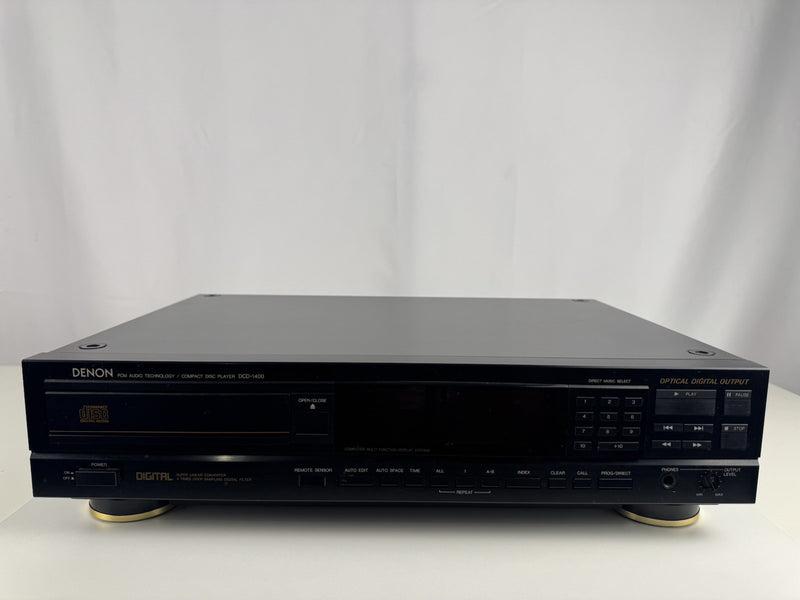 Denon DCD-1400 CD Spieler CD Player Schwarz Black Mit Bedienungsanleitung 