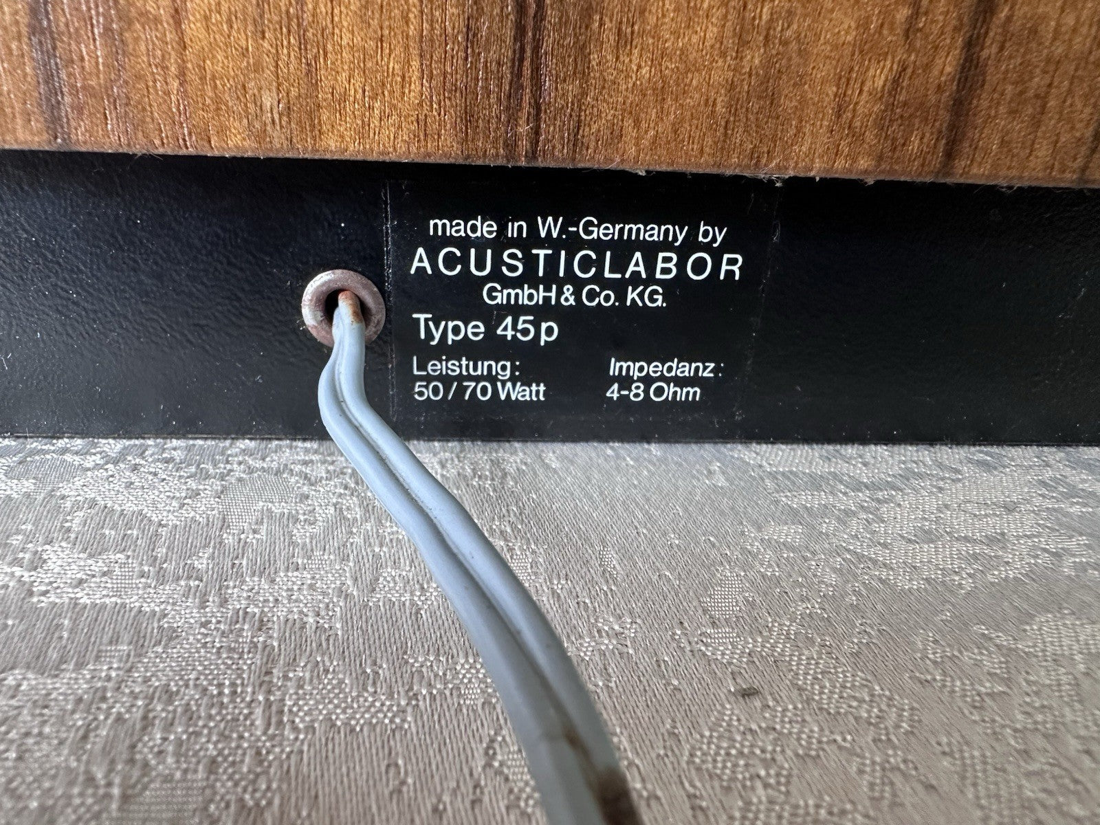 AcusticLabor 45P Lautsprecher Speaker Diffusor Omnidirectional 70s Vintage Rare