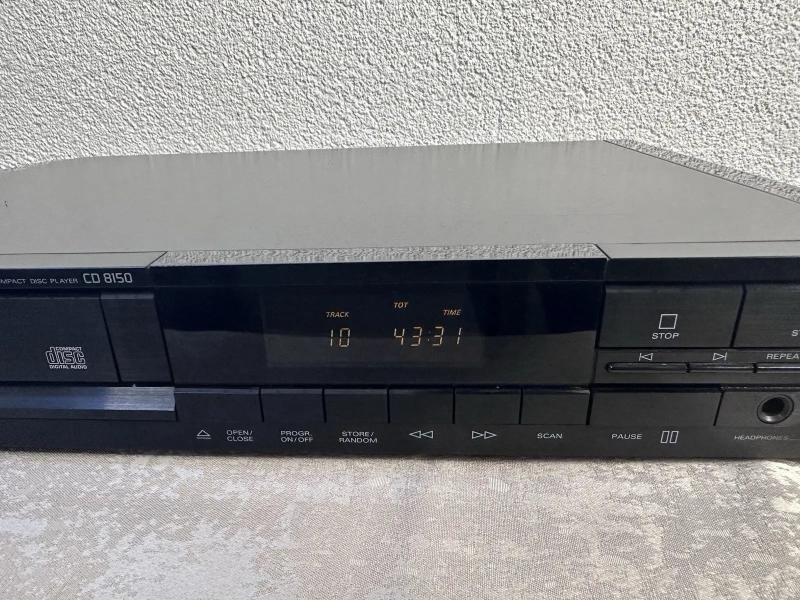 Grundig CD 8150 CD Spieler CD Player Mit Holzwangen Vintage Retro