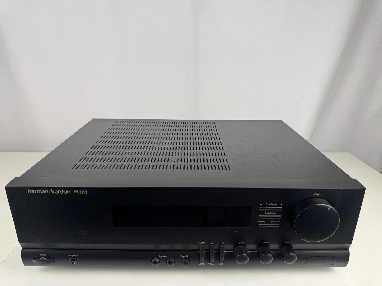 Harman Kardon HK 3250 Stereo Receiver Schwarz Black Vintage Retro