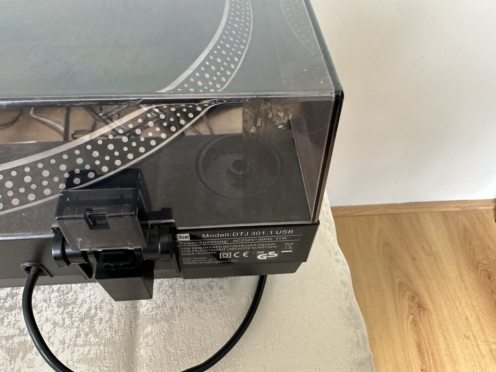 Dual DTJ 301.1 USB Plattenspieler Record Player Schwarz Black