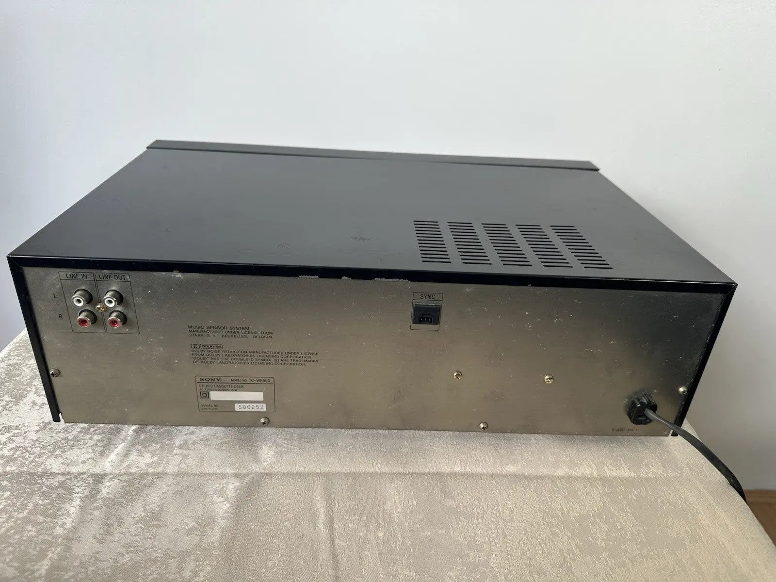 Sony TC-WR950 Kassetten Deck Tape Deck Auto Reverse Vintage Retro