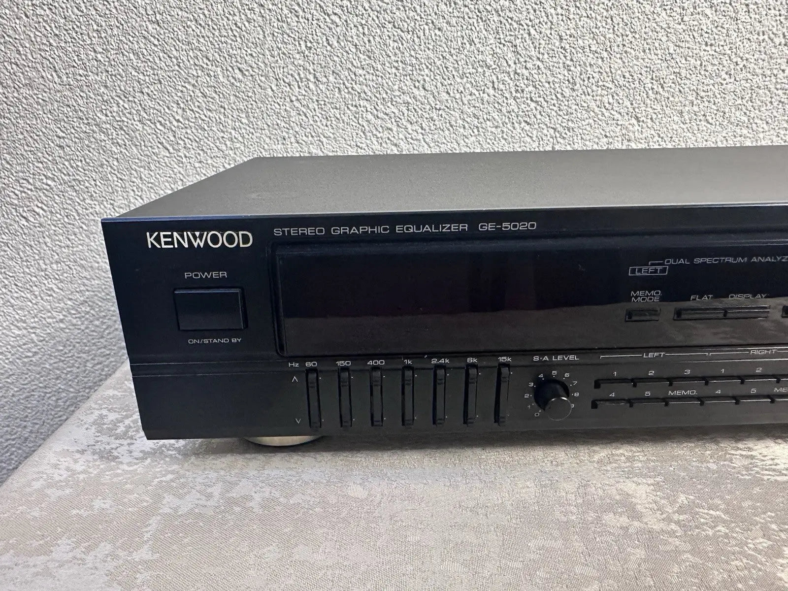 Kenwood GE-5020 Equalizer EQ Schwarz Black Vintage Retro