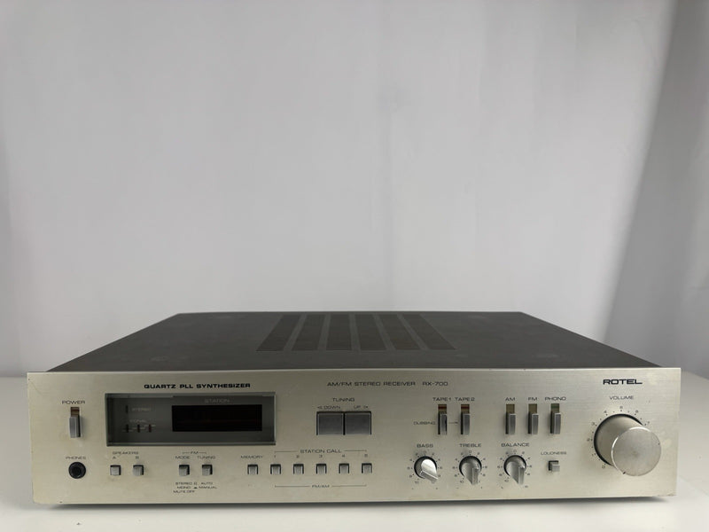 Rotel RX-700 Receiver Silber Silver Vintage Retro