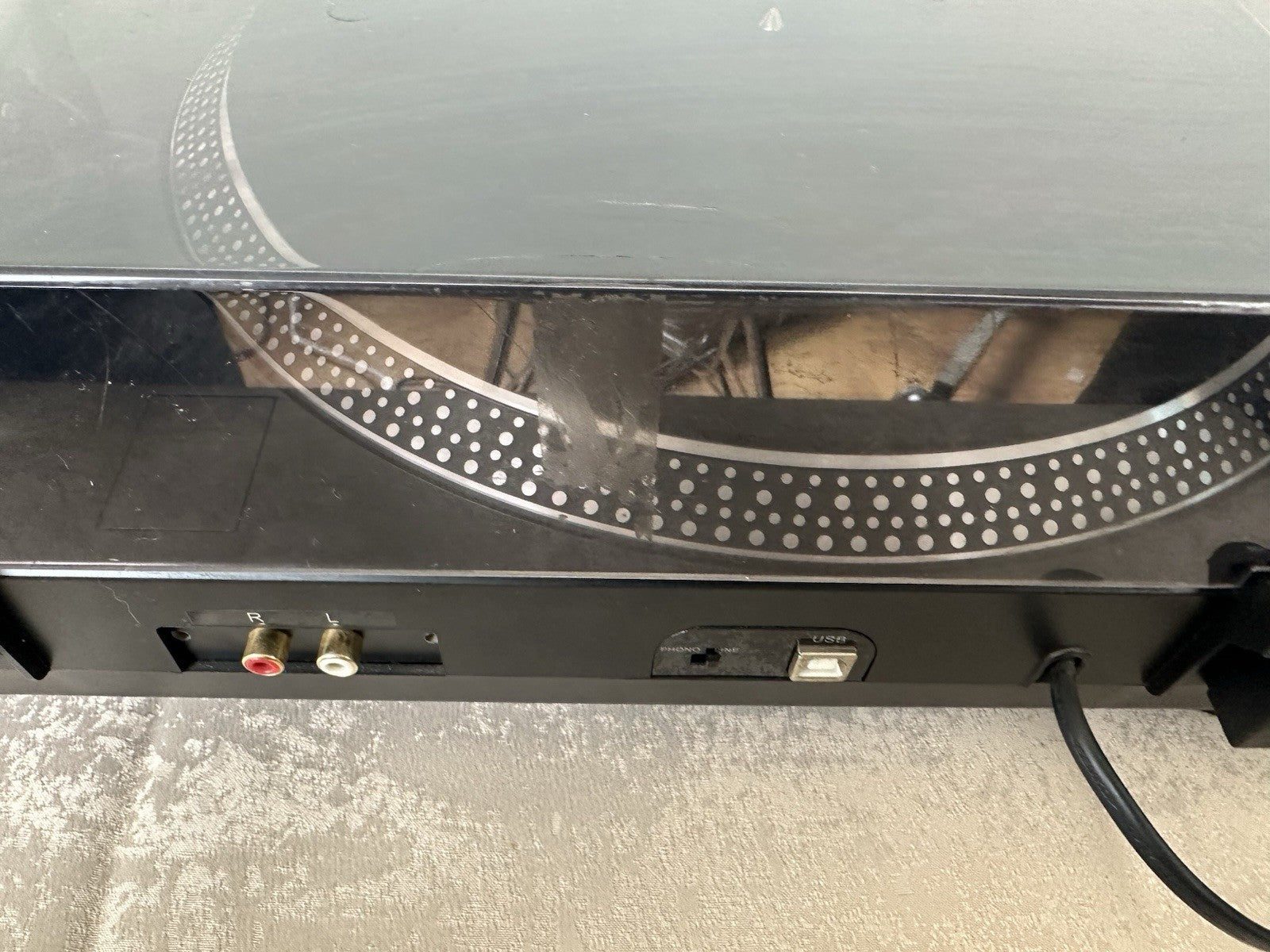Dual DTJ 301.1 USB Plattenspieler Record Player Schwarz Black
