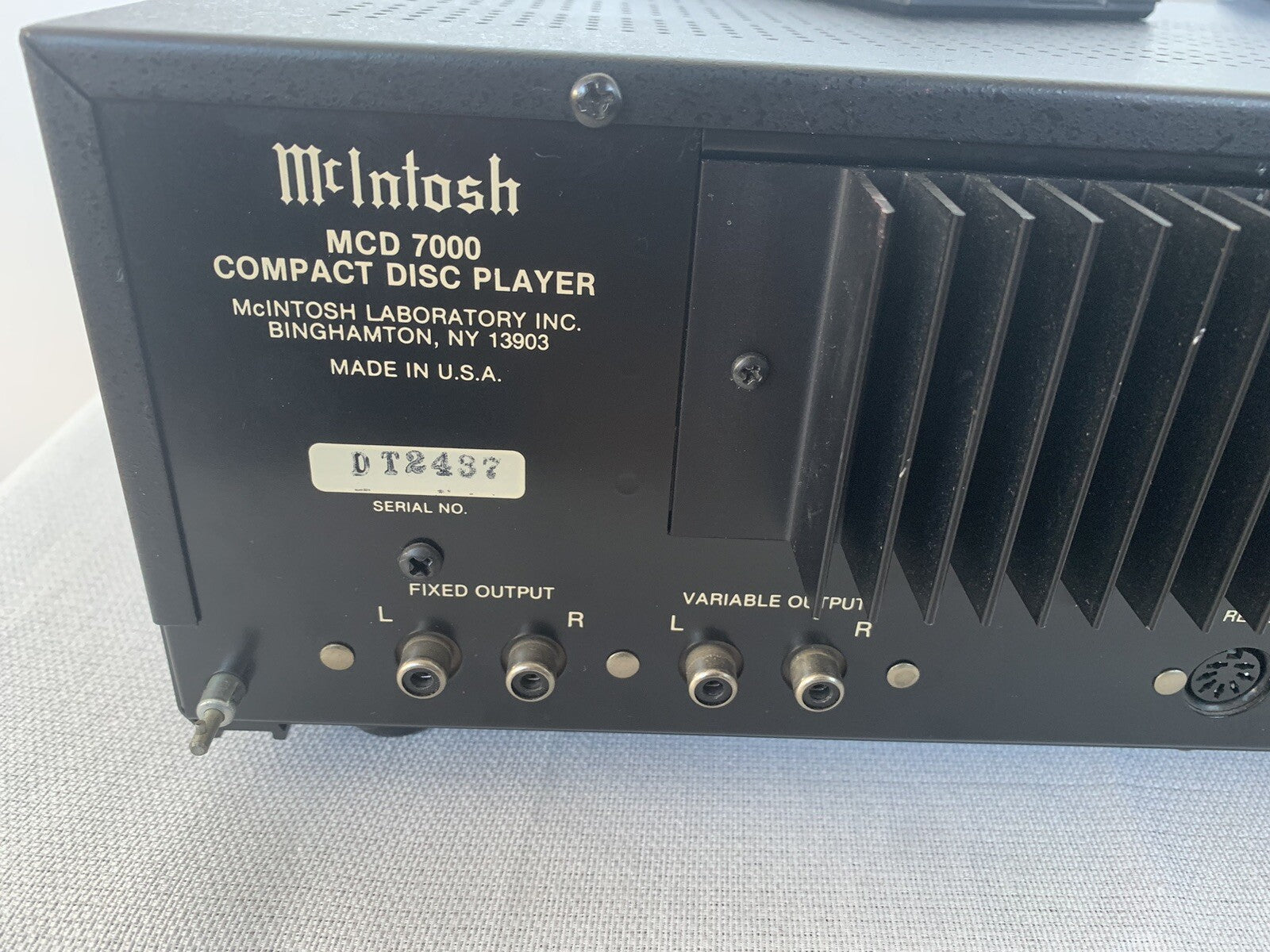 McIntosh MCD 7000 High End CD Spieler CD Player REVIDIERT! Vintage Retro Remote
