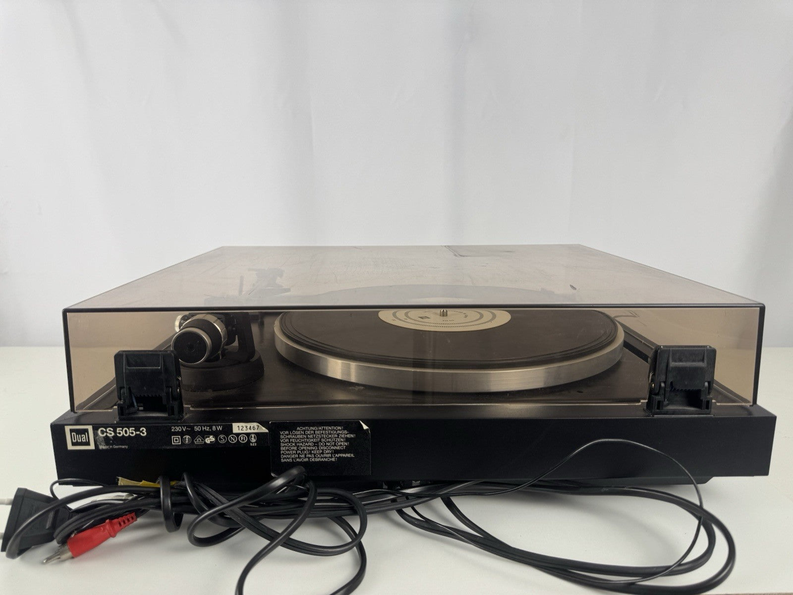 Dual CS 505-3 Plattenspieler Record Player Vintage Retro