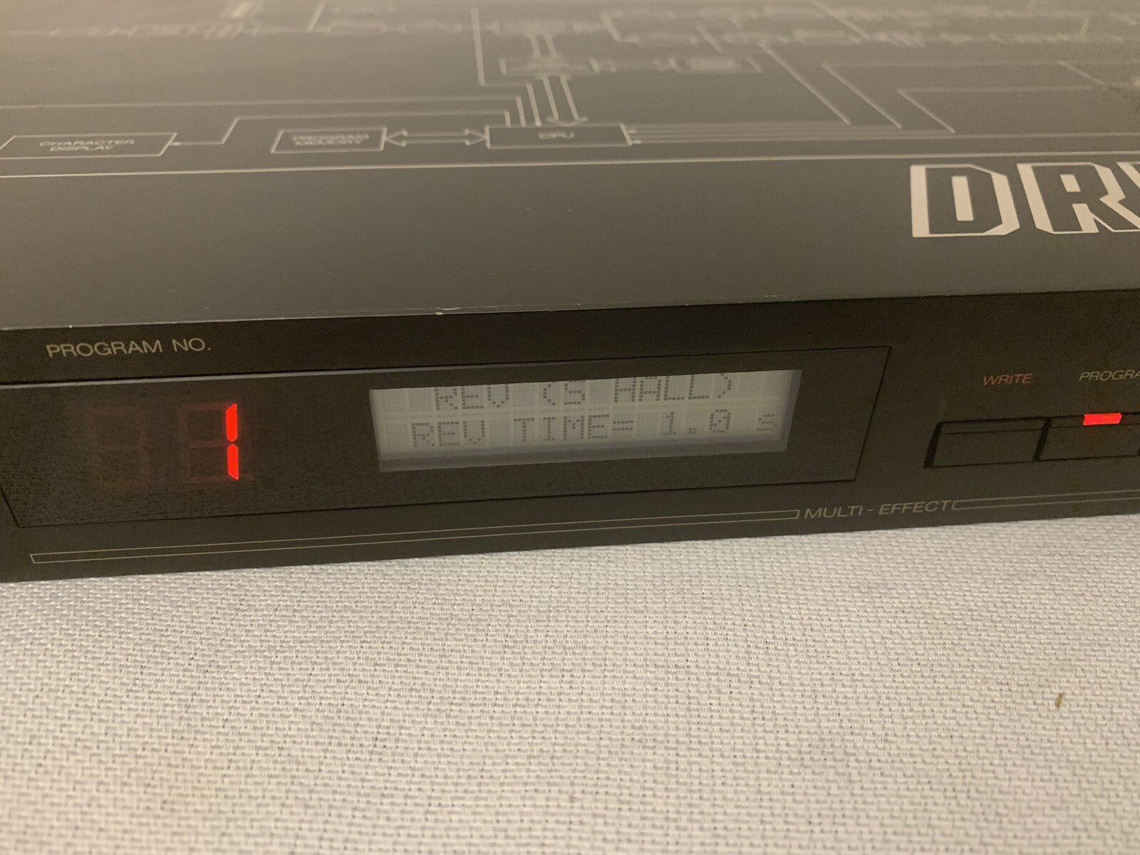 Korg DRV-2000 Digital Reverb Vintage Retro
